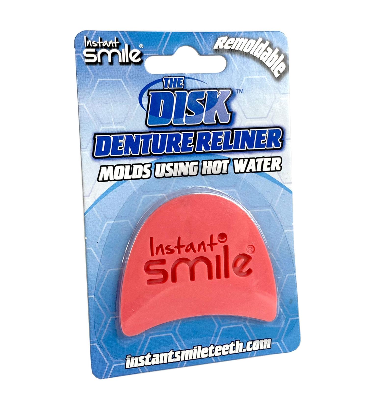 Instant Smile Disk Denture Reliner - Easy DIY Solution with Hot Water Forming - Buy Online on GoSupps.com