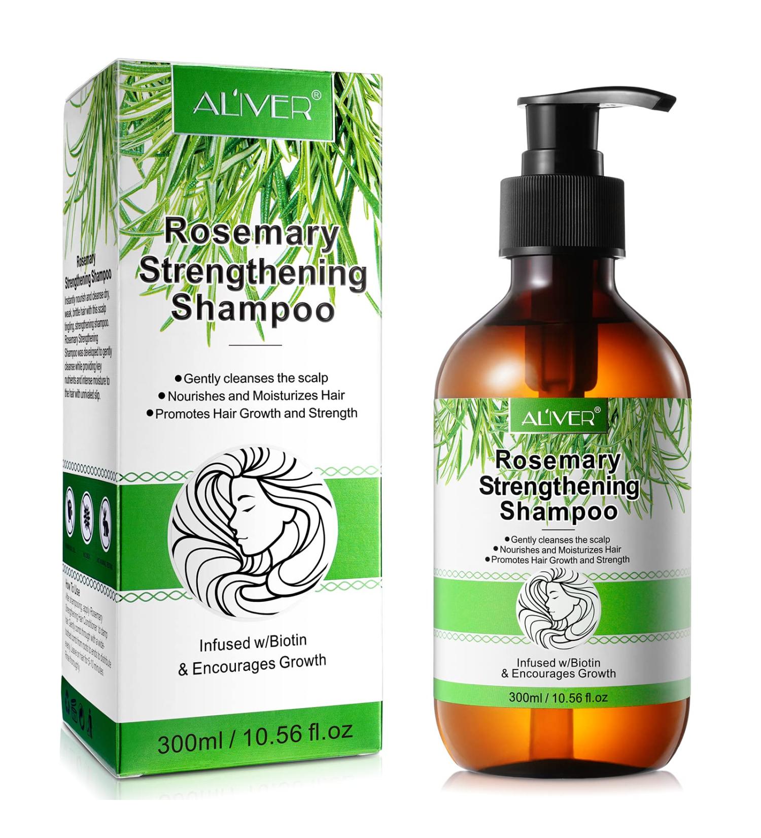 Rosemary Shampoo Hair Growth 300ML Rosemary Shampoo Anti Hair Loss Soap Hair Regrowth Shampoo for Dry and Brittle Hair - Buy Online on GoSupps.com