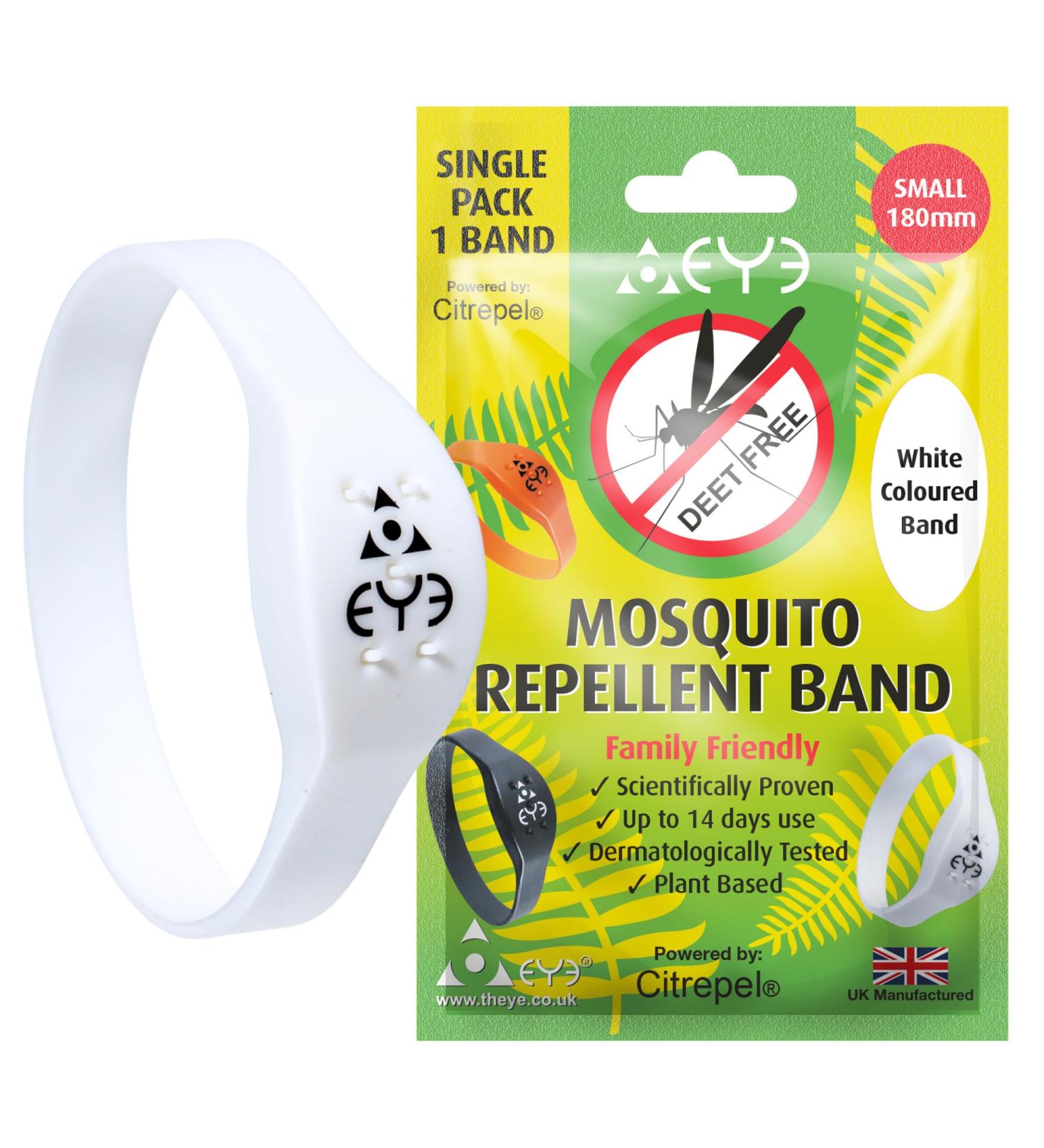 THEYE Mosquito Repellent Bracelet - Deet Free Protection for Adults and Kids - Buy Online on GoSupps.com