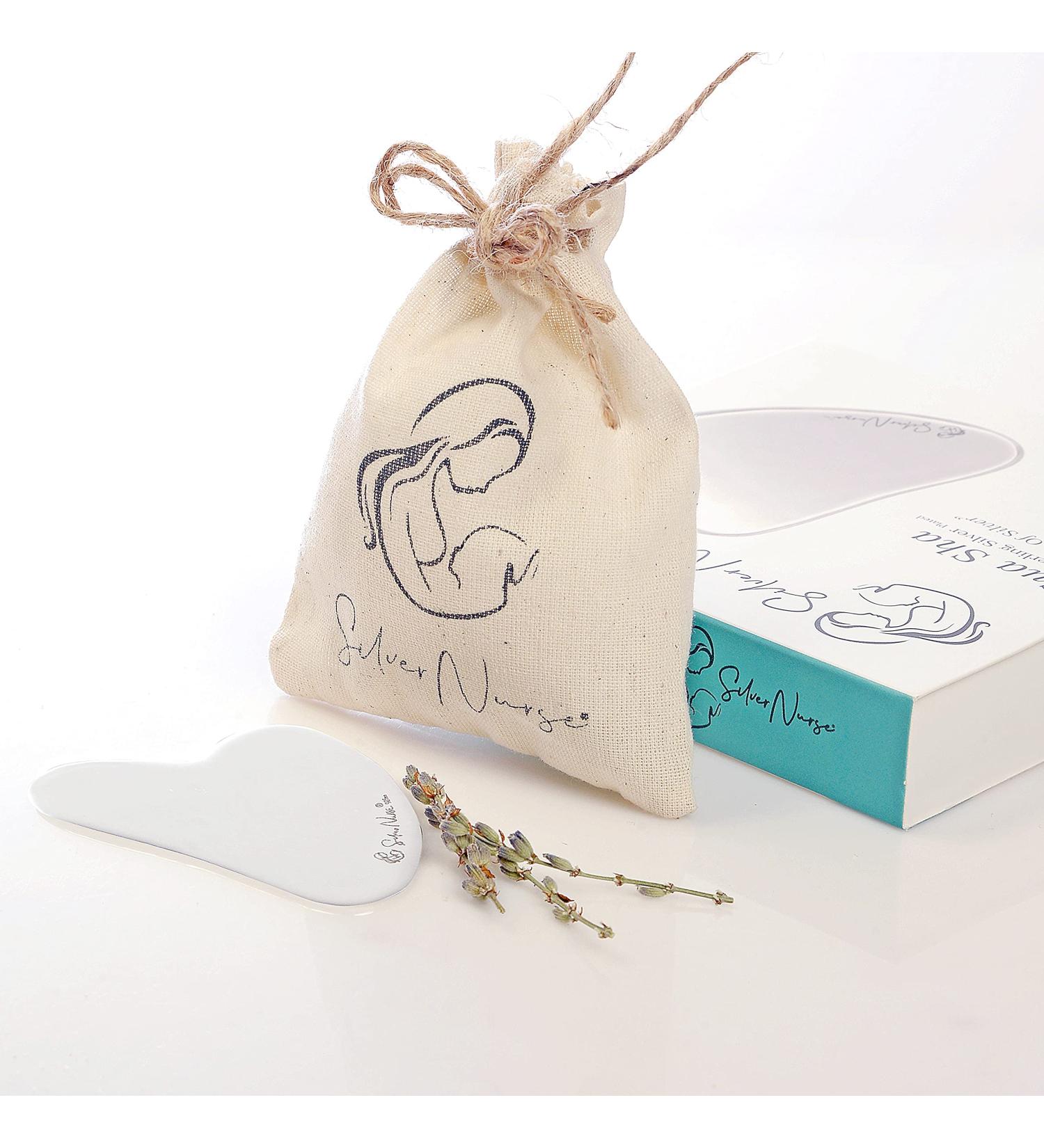 Buy Gua Sha Massage Tool - 925 Silver Facial & Body Scraper for Acupressure | International Shipping - Buy Online on GoSupps.com