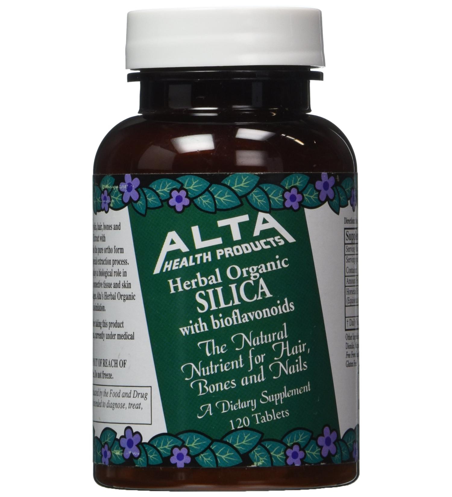 Alta Health Silica with Bioflavonoids 500mg - 120 Tablets - Buy Online on GoSupps.com