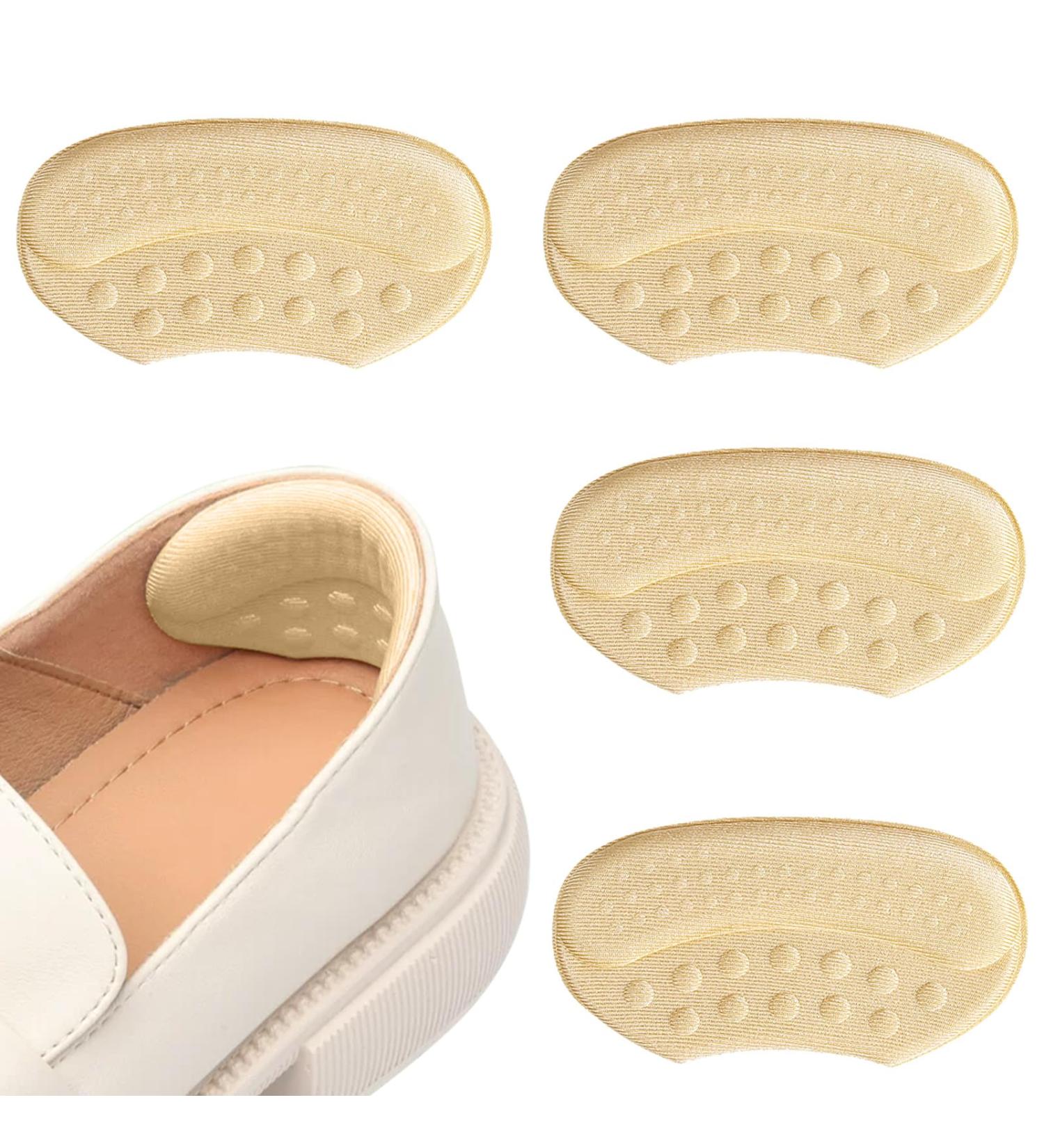 Heel Grips & Cushion Pads 2 Pair - Self Adhesive for Women & Men - Prevent Heel Slipping - Beige 3MM - Buy Online on GoSupps.com