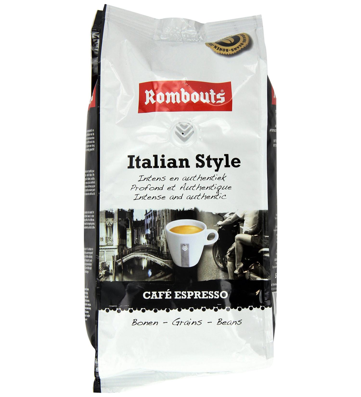 Rombouts Coffee Italian Style Beans 500 g - Buy Online on GoSupps.com