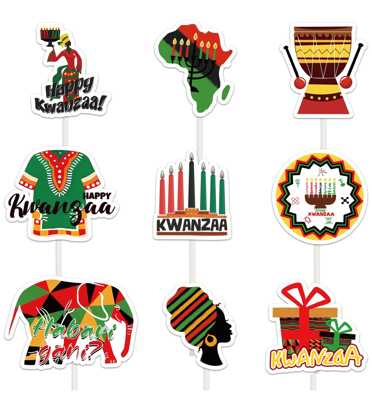 Kwanzaa Cupcake Toppers Decorations Set of 36 Counts - Buy Online on GoSupps.com