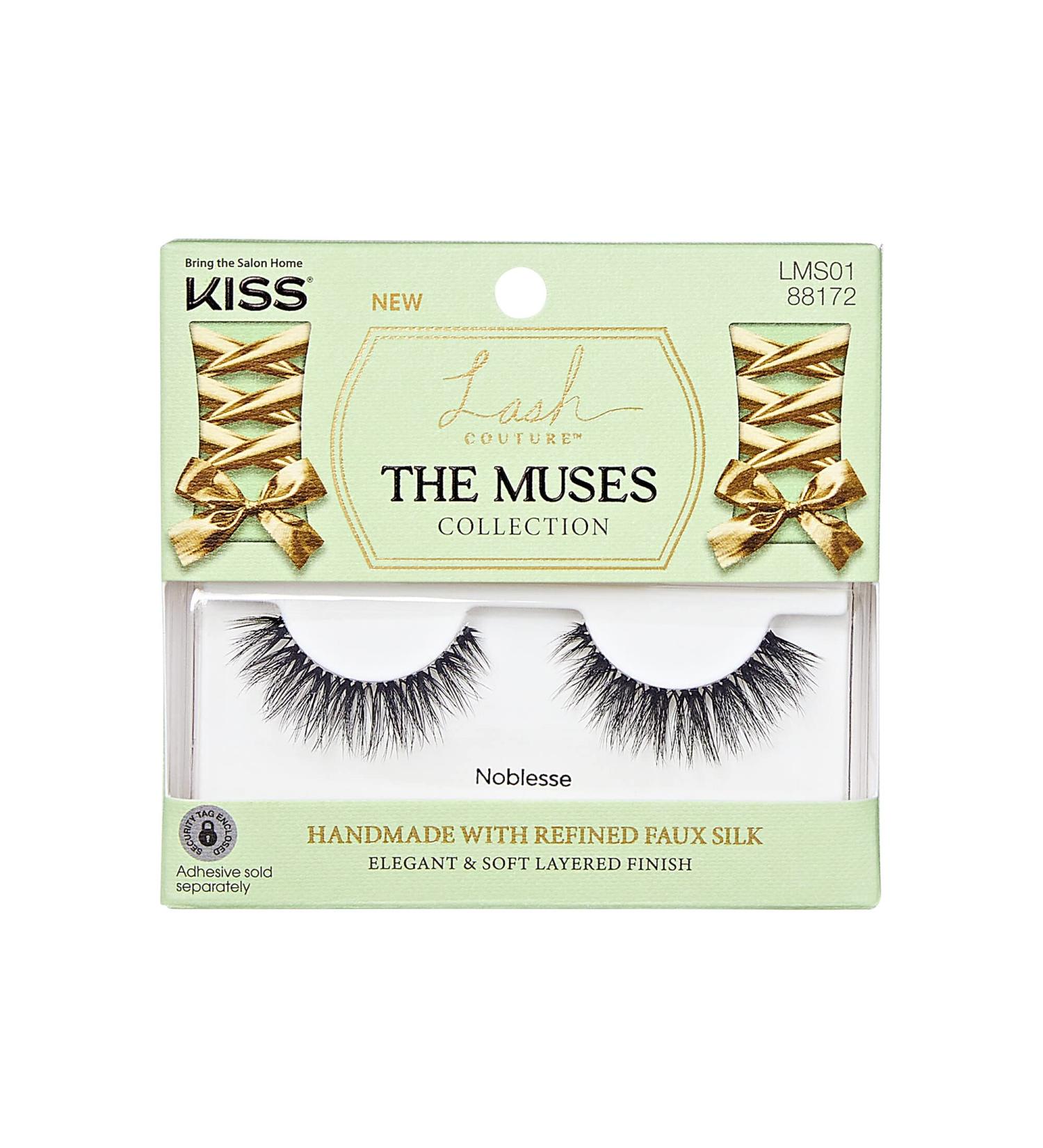 KISS Lash Couture Noblesse Black Wispy False Eyelashes - Vegan & Cruelty Free - Buy Online on GoSupps.com