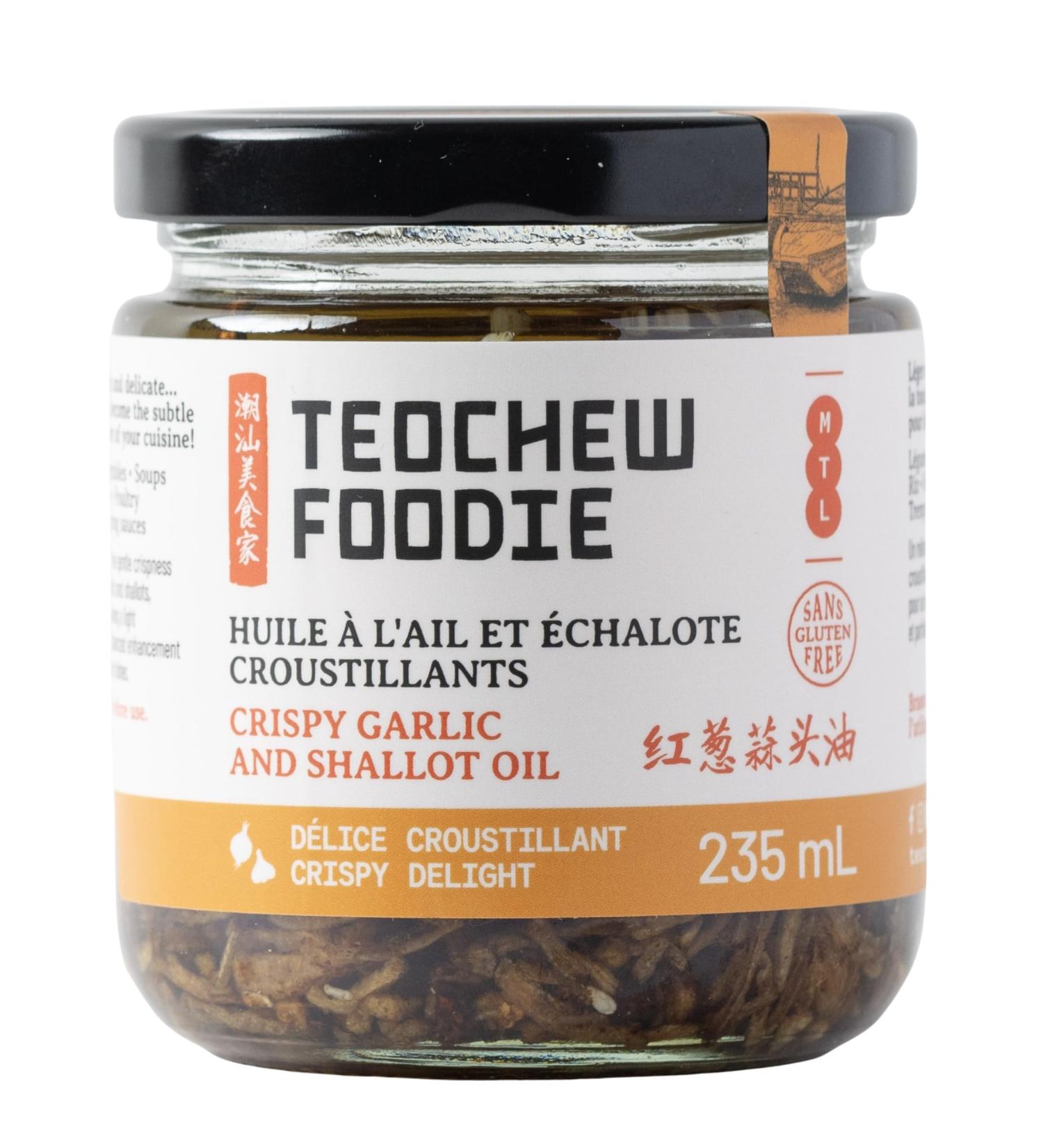 Crispy Garlic & Shallot Oil Handcrafted and Family-Made Infused with Ginger Onions and Unique Chinese Spices - Light & Delicate Flavor Quality Ingredients - No MSG Vegan and Gluten Free Crispy Delight - Buy Online on GoSupps.com