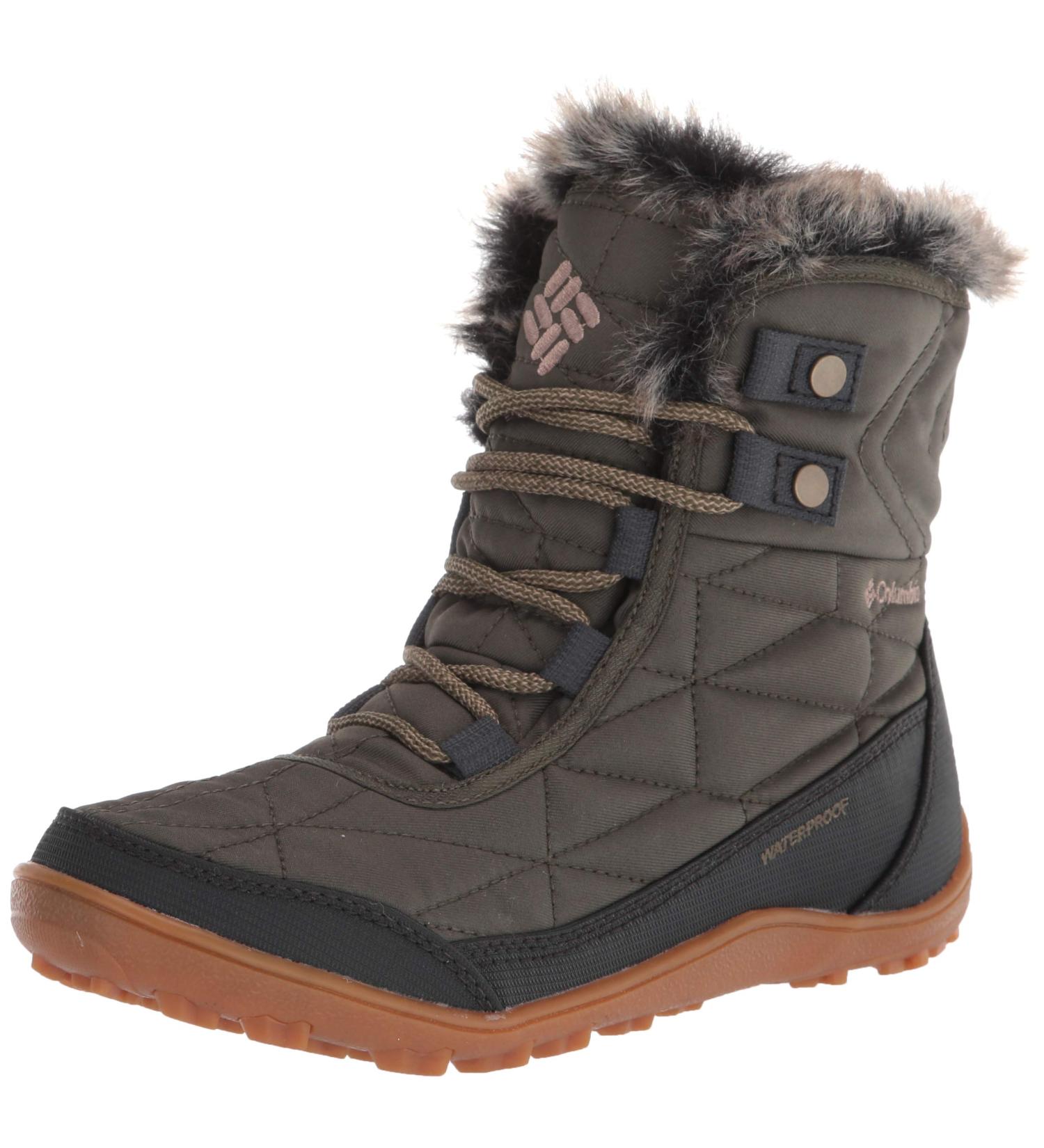 Columbia Women's Minx Shorty III Snow Boot 6 Nori Khaki II - Waterproof Winter Boot - Buy Online on GoSupps.com