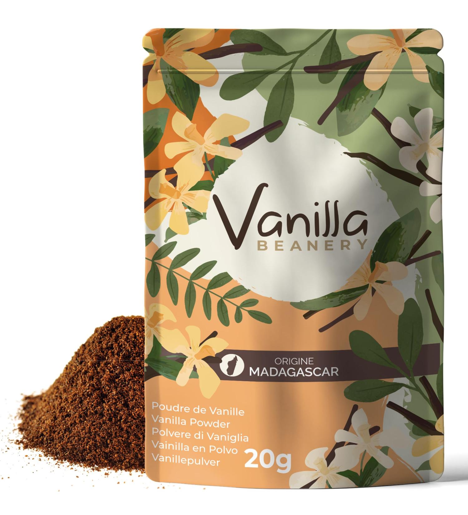 100% pure and natural vanilla powder ground whole vanilla pod from Madagascar. Extra quality for baking and - Buy Online on GoSupps.com