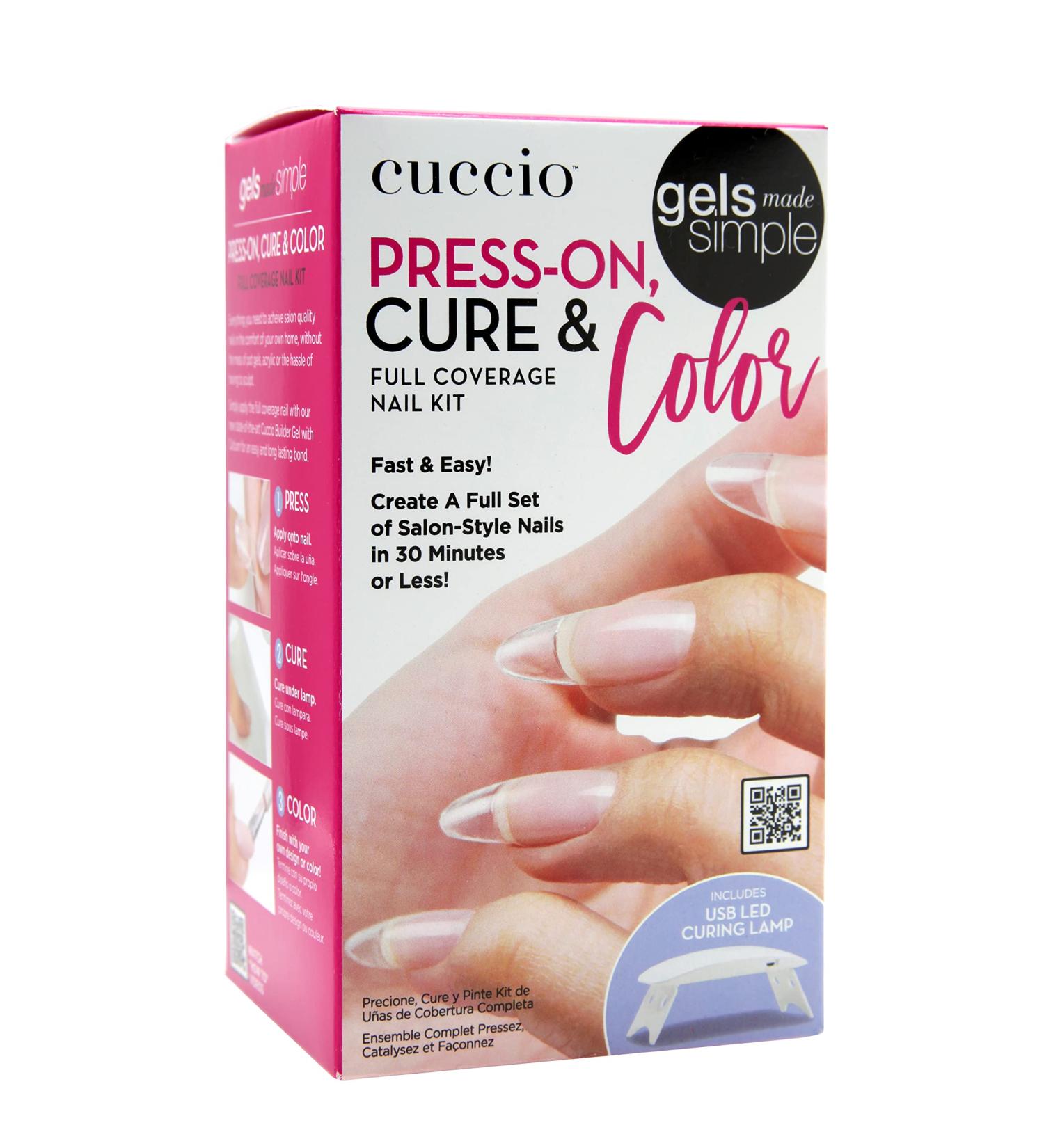 Cuccio Builder Gel Press-On Cure & Colour Kit