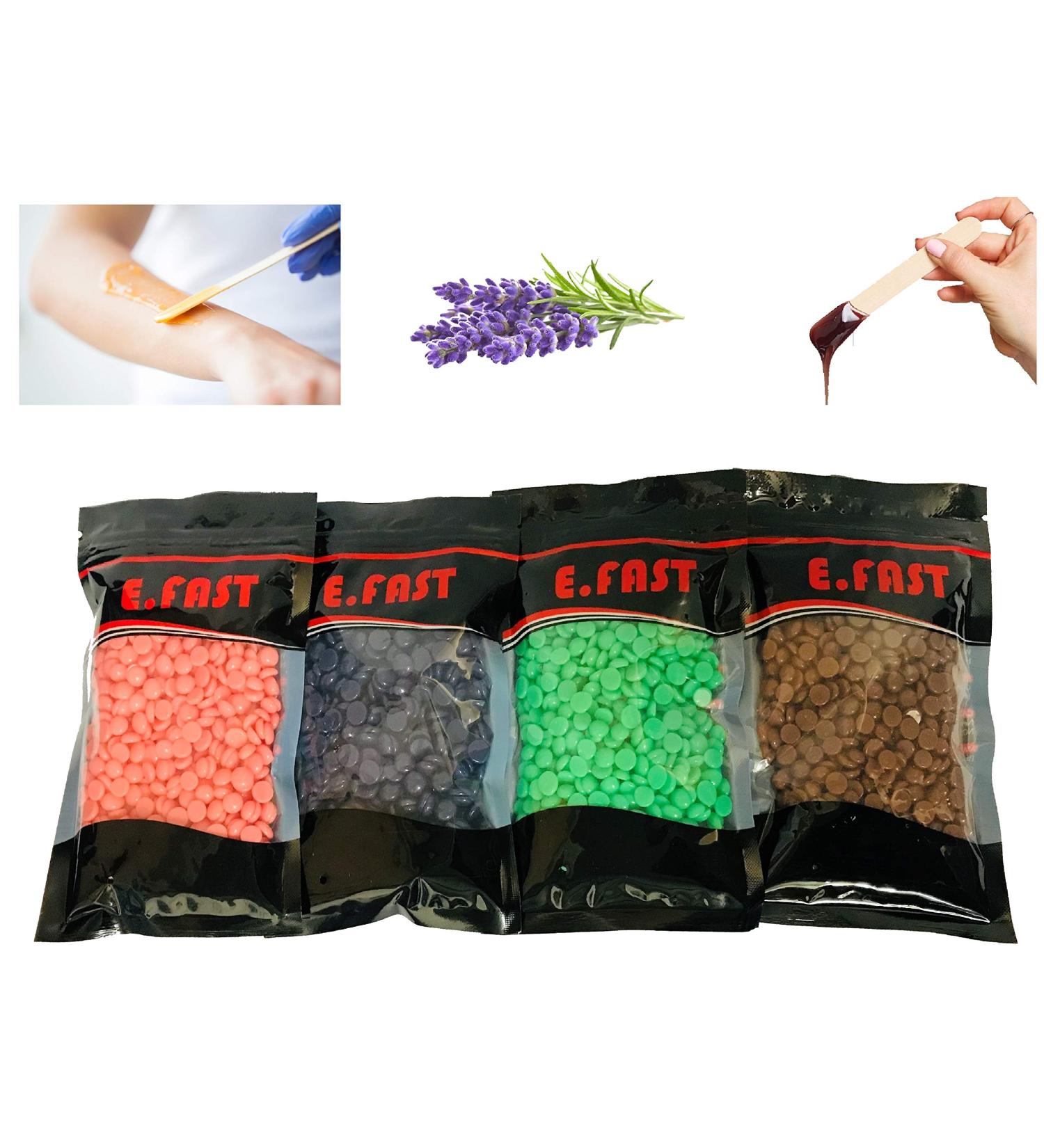 Professional 100g Hard Wax for Full body Face Eyebrow Underarm Brazilian Bikini Hair Removal Wax Premium and Gentle Hot Wax (APPLE) - Buy Online on GoSupps.com