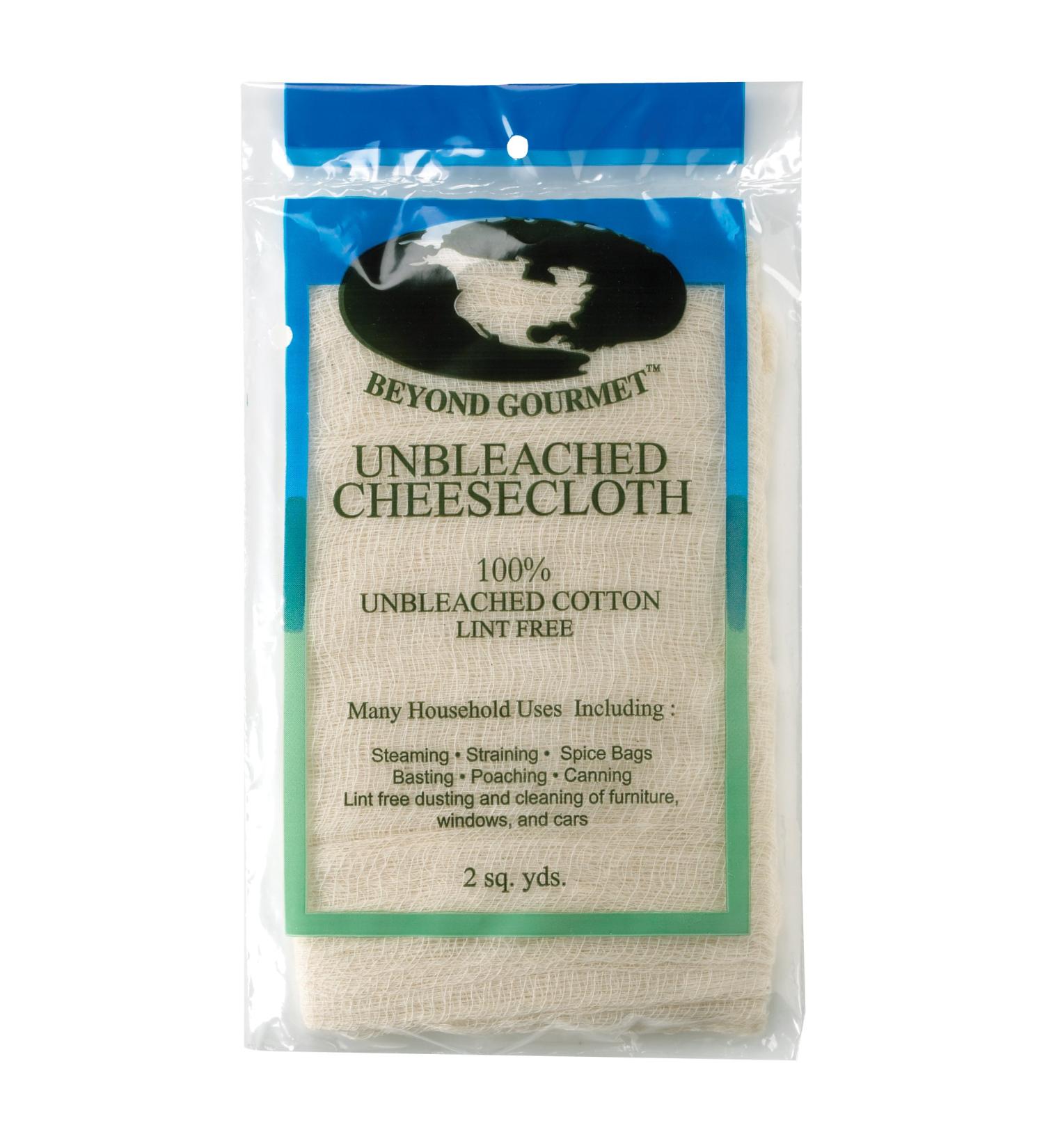 Beyond Gourmet Unbleached Cheese Cloth - Premium UNB Cheesecloth for Culinary Perfection - Buy Online on GoSupps.com
