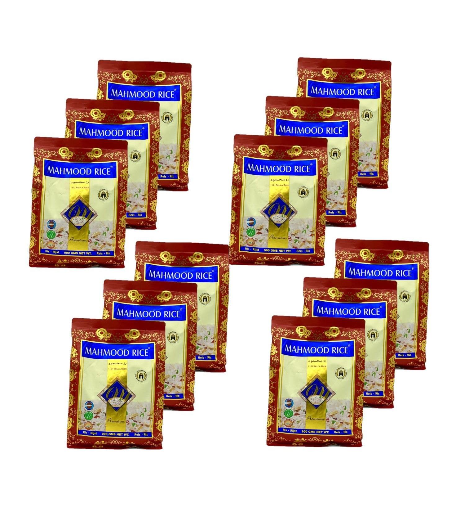 Mahmood Lot 12x Riz long Sella basmati - Mahmood - 900g