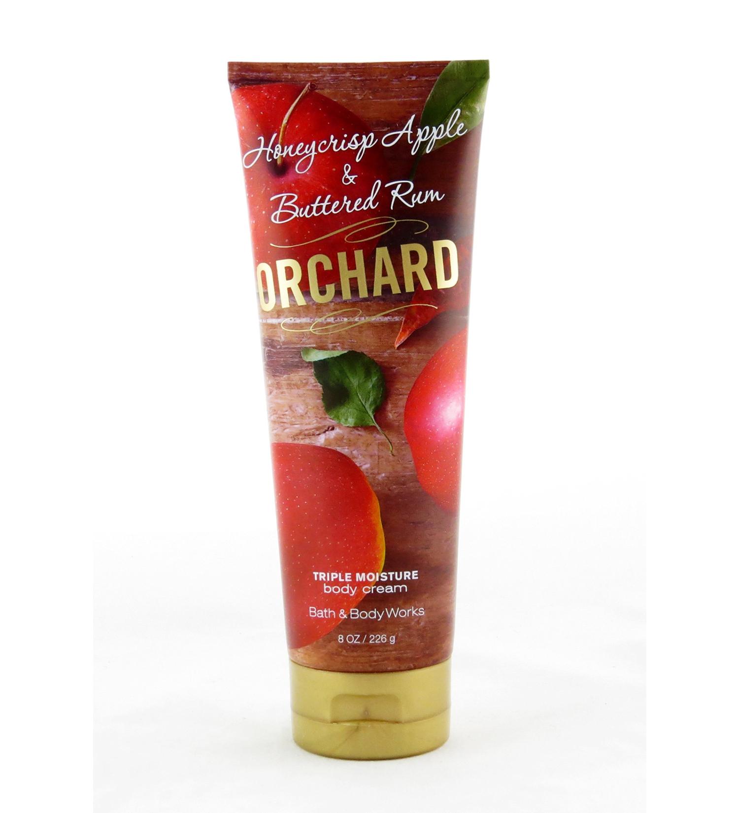 Bath & Body Works Orchard Honeycrisp Apple & Buttered Rum Triple Moisture Body Cream