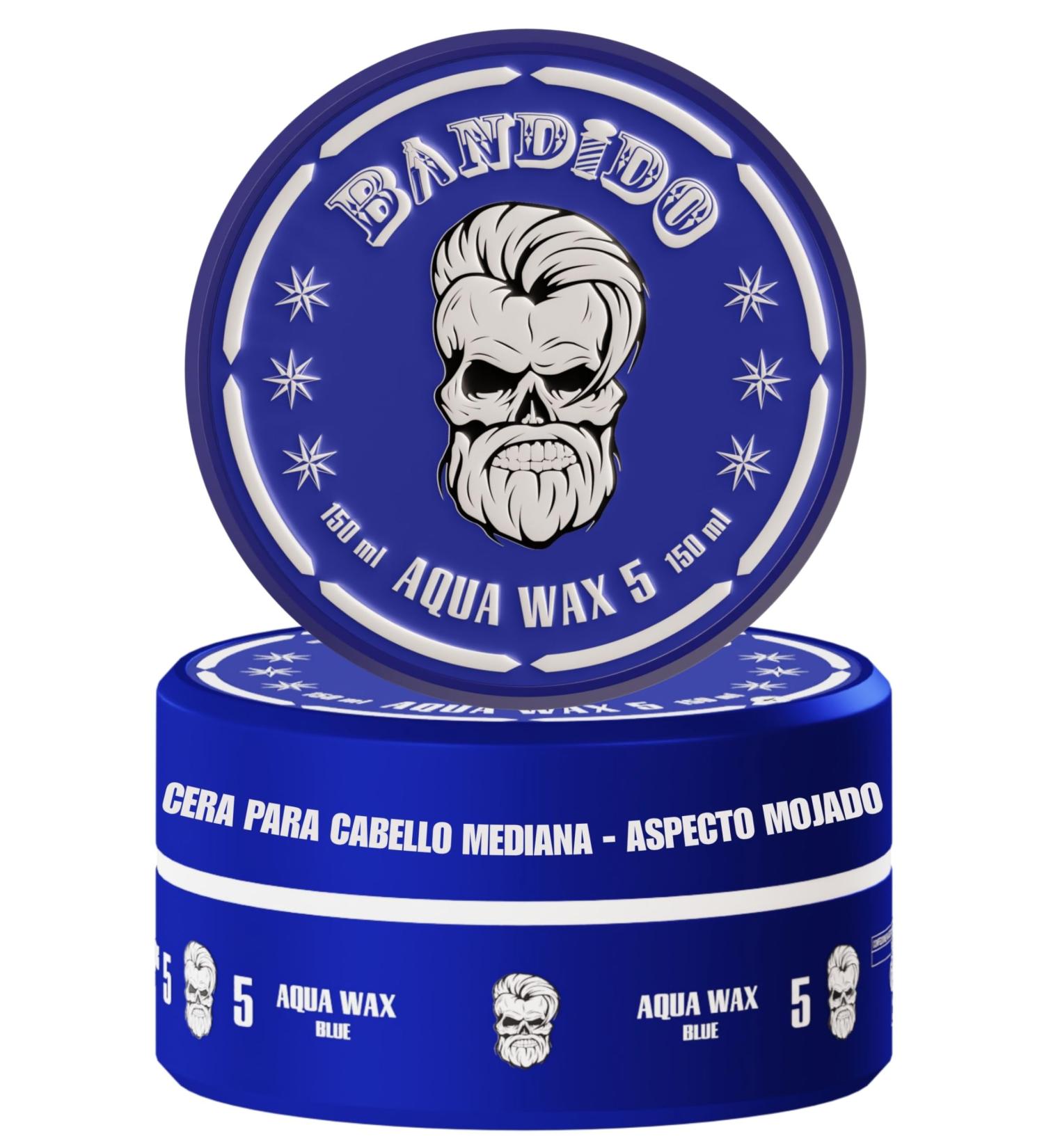  Bandido BANDIDO Aqua Hair Wax No. 5 Men's Medium Hold Hair Wax 150 ml Long-lasting shine wet look Edge Control - Buy Online on GoSupps.com