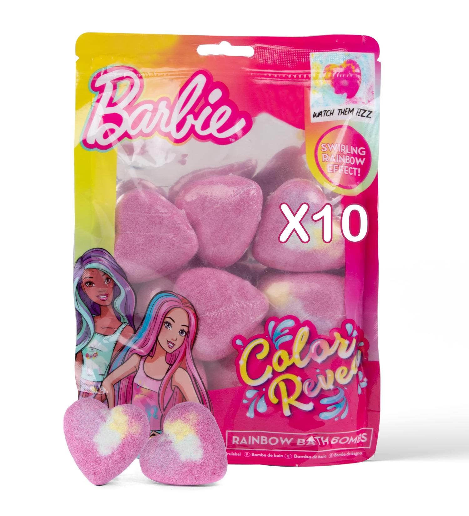 Barbie Bath Bombs for Girls - Set of 10 Fun Fizzing Bath Bombs for Kids - Buy Online on GoSupps.com