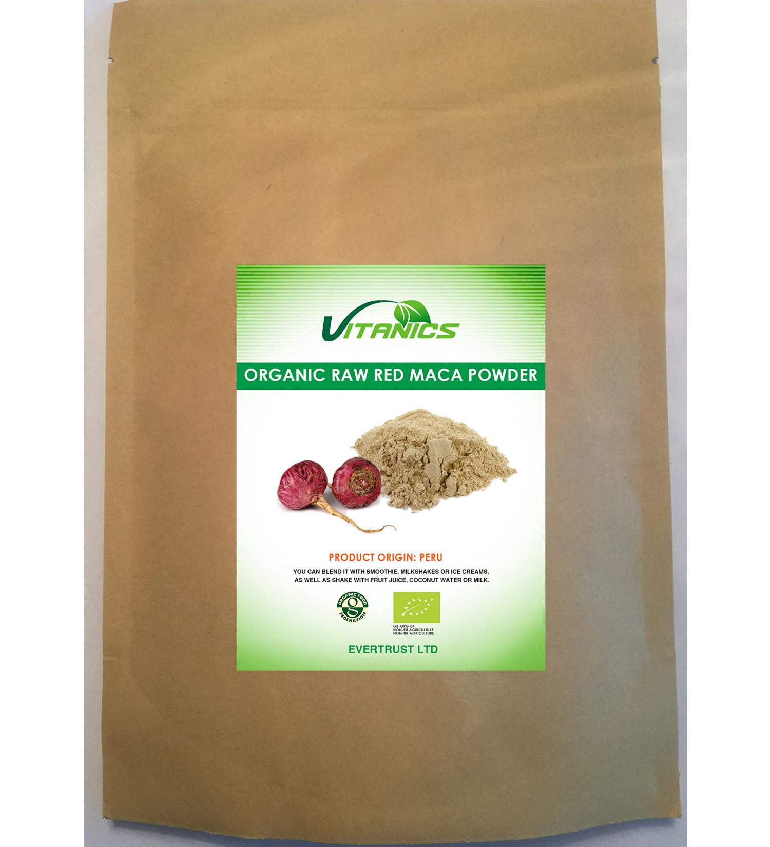 Vitanics Organic Red Maca Powder (600g)