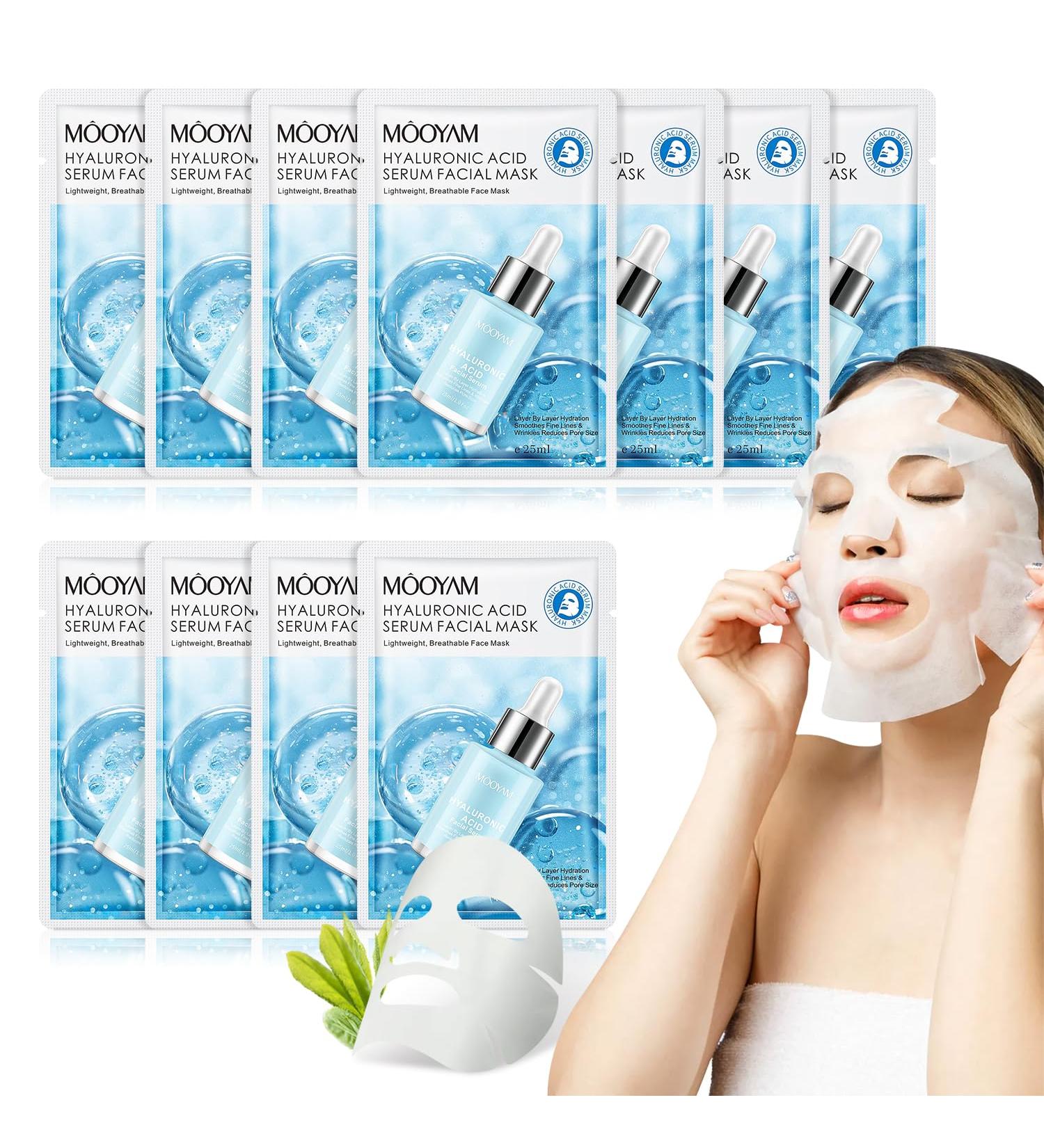 Limvoo 24K Hyaluronic Acid Mask Hyaluronic Acid Mask Korean Skin Care Products (Hyaluronic acid) - Buy Online on GoSupps.com