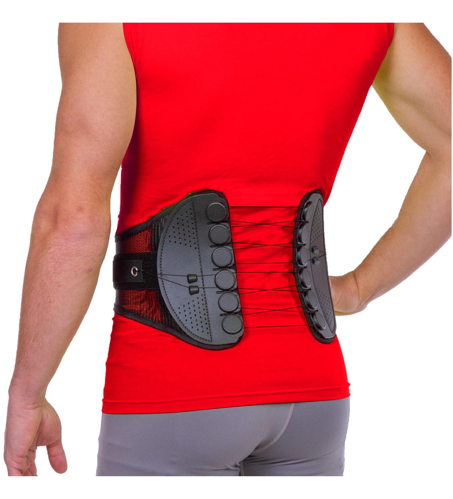 BraceAbility Spine Sport Back Brace for Athletic Men and Women - Lumbar Support for Active Lifestyle - Medium - Buy Online on GoSupps.com