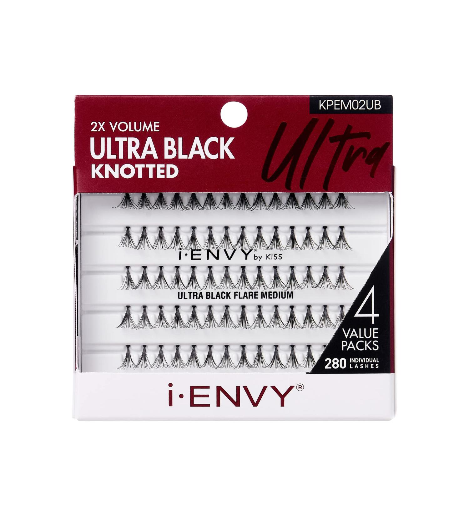 Kiss I Envy Ultra Black Medium Lashes - Dramatic & Natural | Buy Online - Buy Online on GoSupps.com