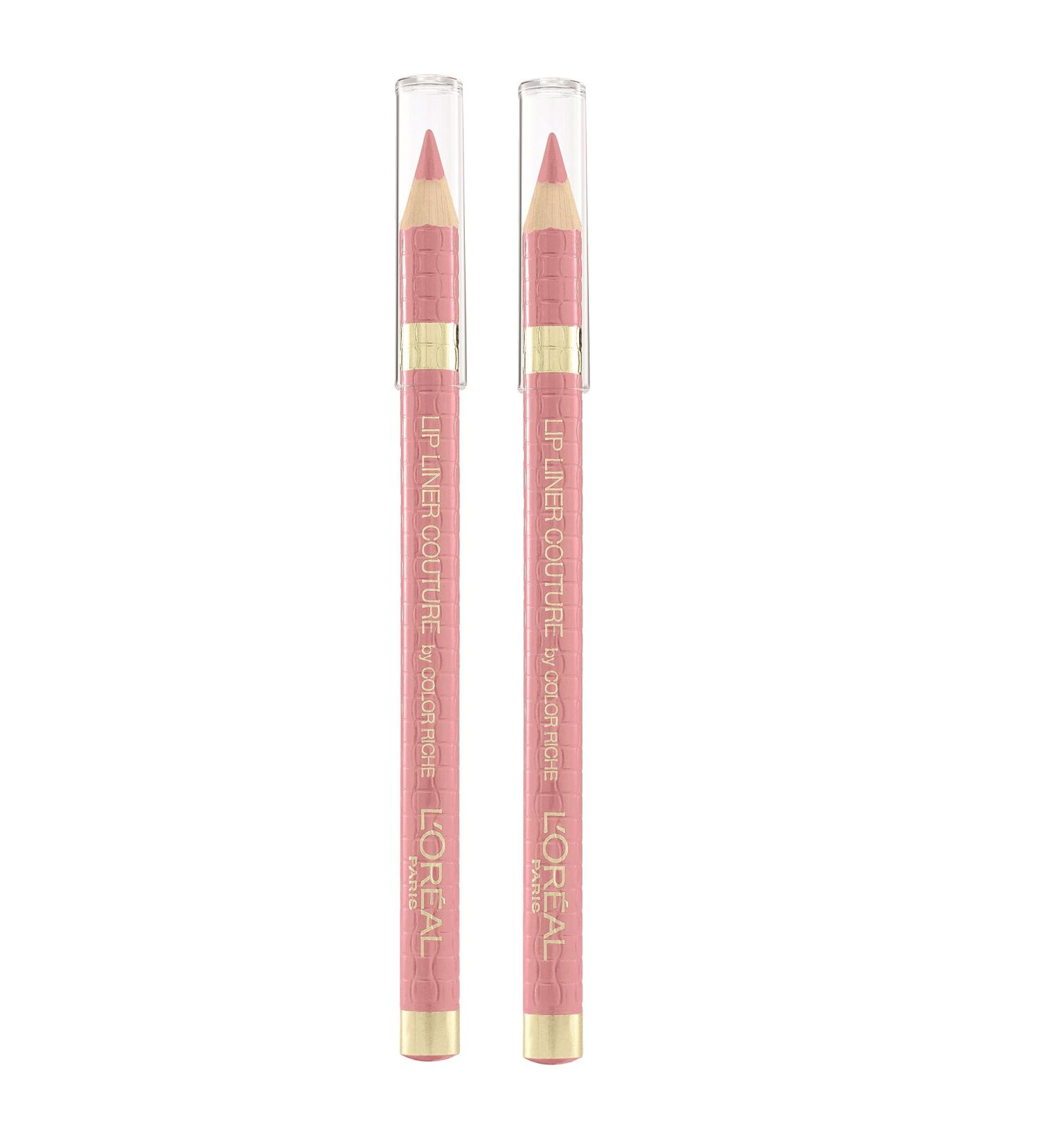 L'oreal Paris Color Riche Lipliner 303 Rose Tendre - 2 Count Pack | Long-Lasting Precision Lip Makeup - Buy Online on GoSupps.com