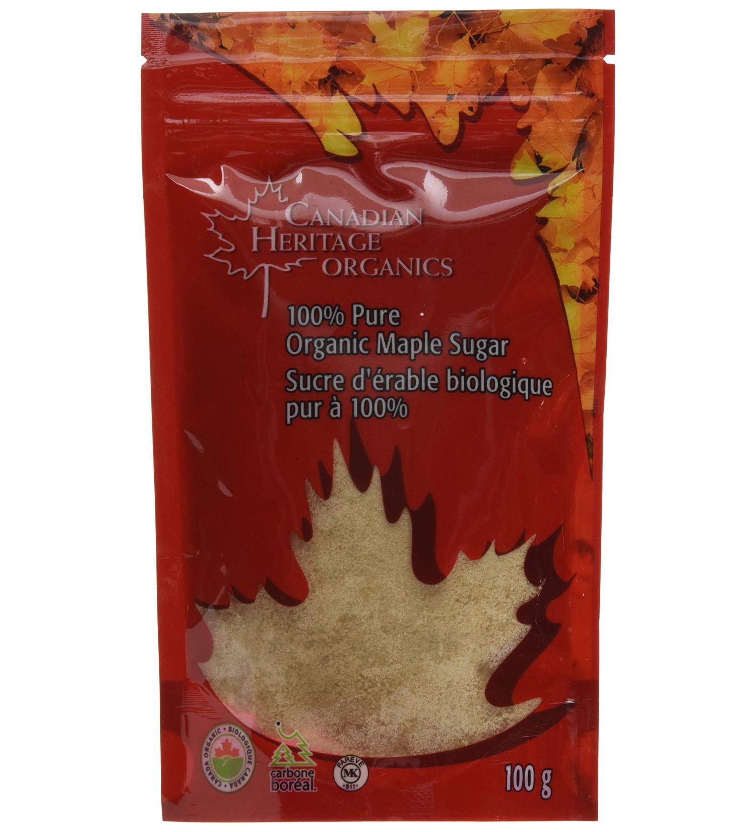 Canadian Heritage Organic Maple Sugar-Granulated Maple Sugar - Buy Online on GoSupps.com