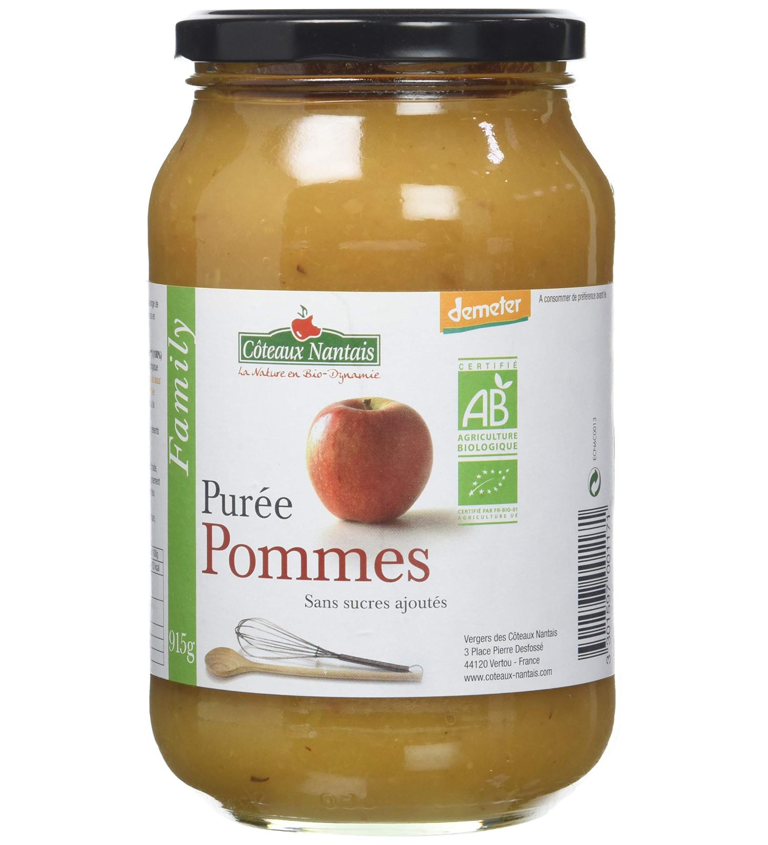 C teaux Nantais Apple Puree - ORGANIC - 915 g - Buy Online on GoSupps.com