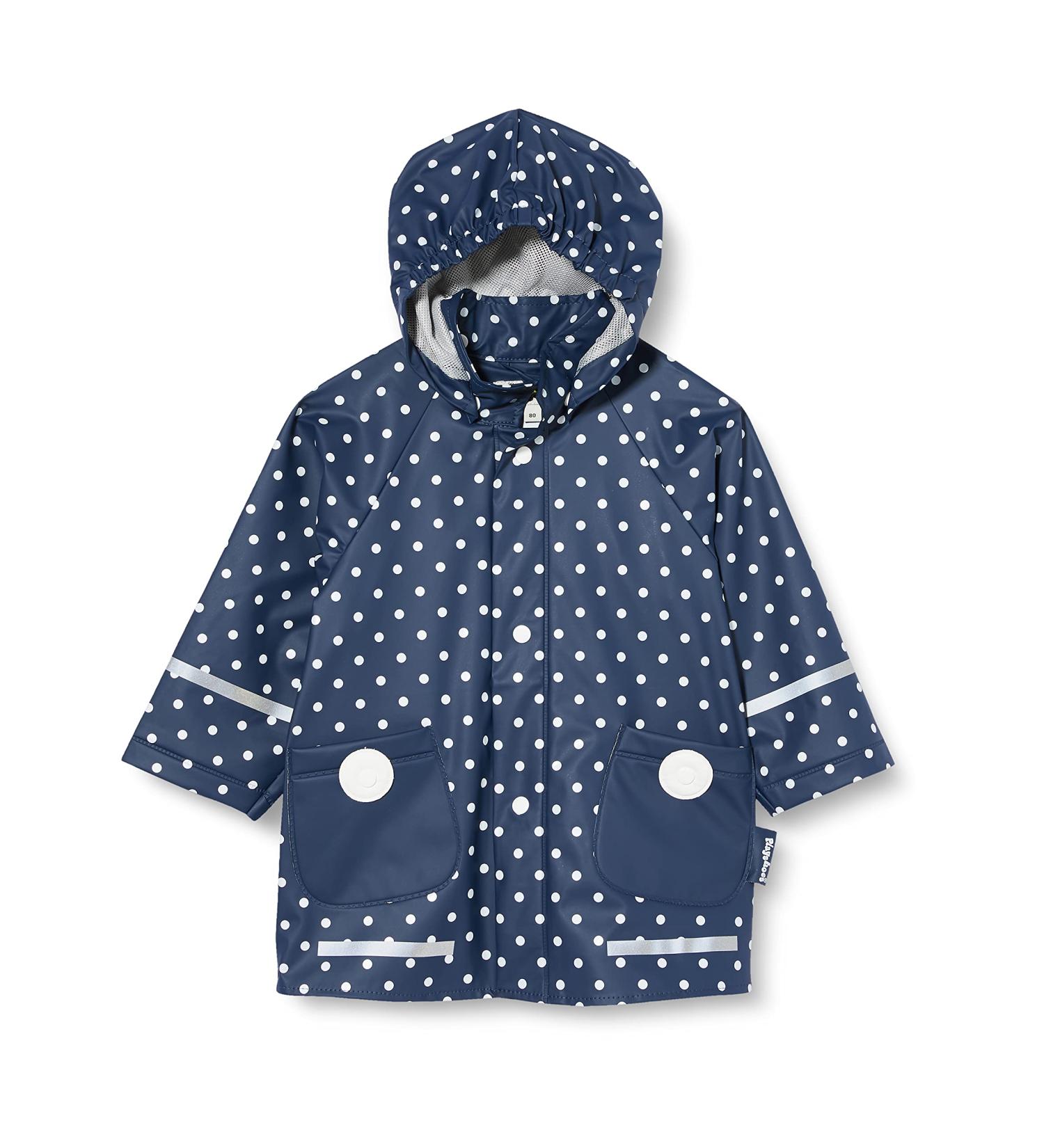Playshoes Unisex Kid's Raincoat 86 Navy - Wind and Waterproof Rainwear - Buy Online on GoSupps.com