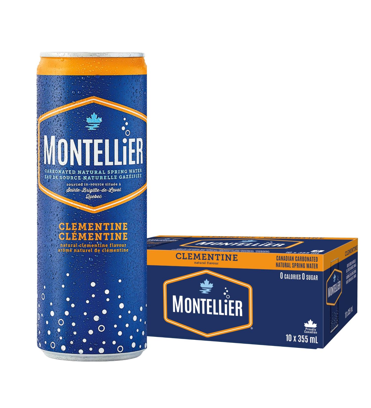 Montellier Flavored Water Clementine 10x355ml - Buy Online on GoSupps.com