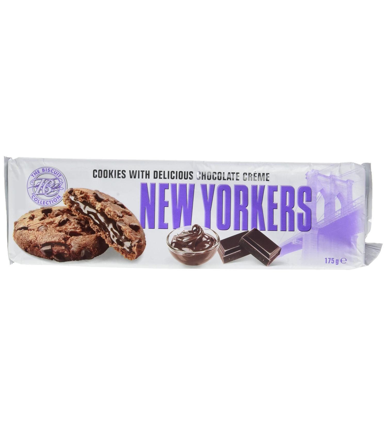 NEW YORKERS Cookies Filled Dark Chocolate 175 g - Buy Online on GoSupps.com