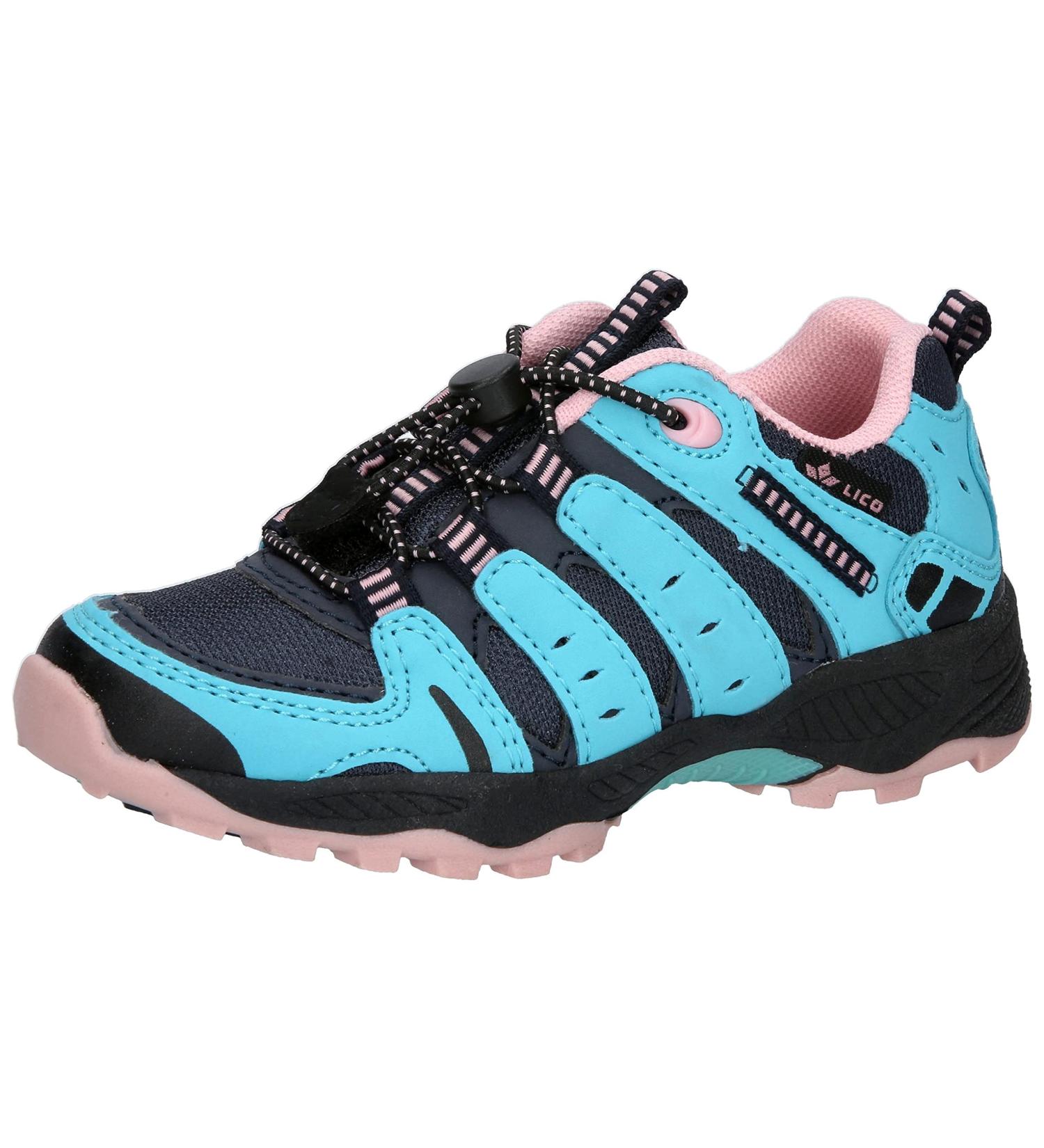 Lico Girls Fremont Trekking & Hiking Shoes 36 EU Marine Turquoise Pink