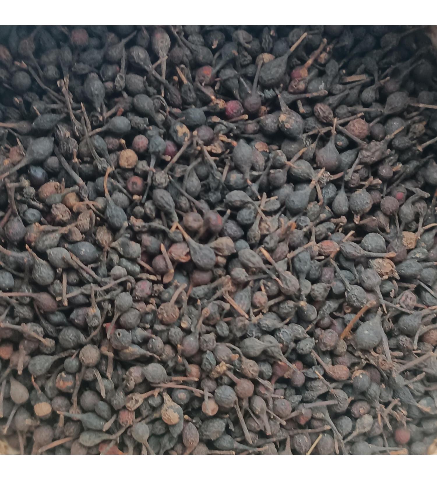 Poivre Sauvage de Madagascar - Voatsiperifery - 50 grs - Poivre Entier Naturel Premium - Ar me Intense et Aromatique pour Cuisine et Assaisonnement - pice Rare - en Pot Aluminium