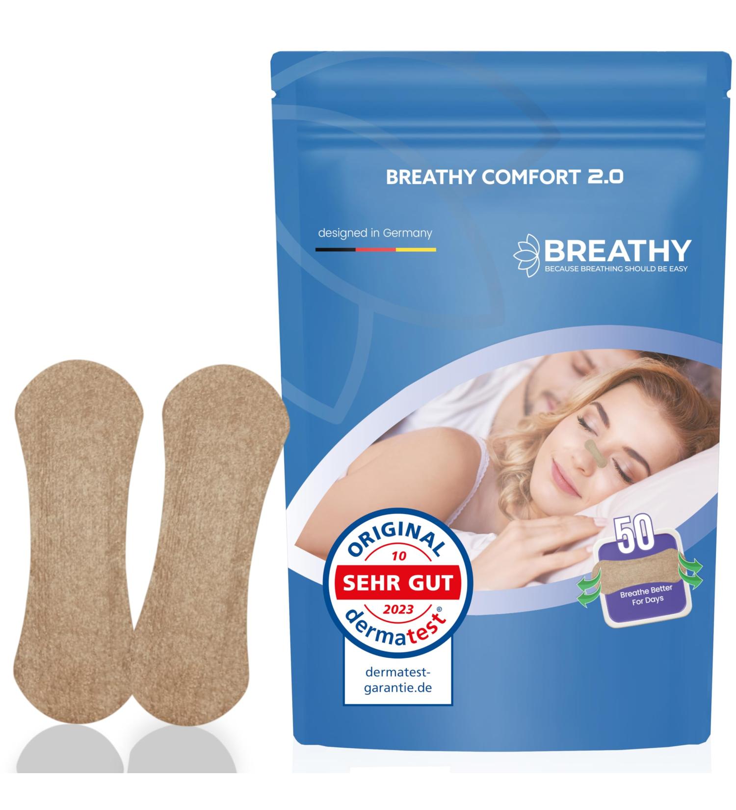 50 Anti-Snoring Nose Plasters - Travel Box Included | Effective Snoring Solutions - Buy Online on GoSupps.com