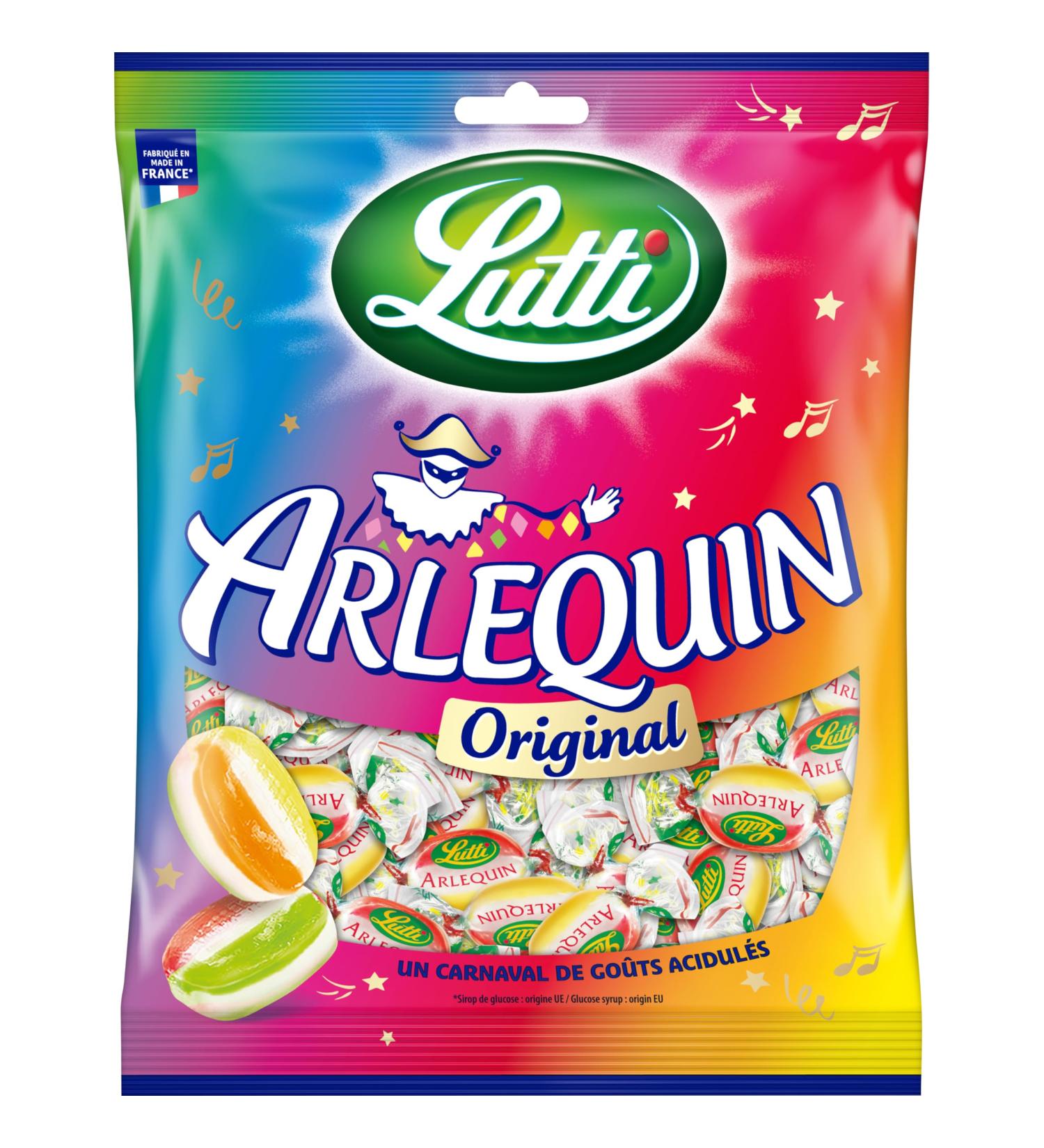 Lutti Arlequin Original 400g Fruit m lang 400 g (Lot de 1)