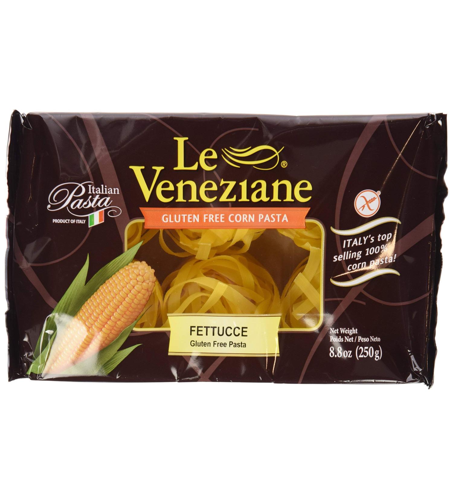 Le Veneziane Le Venezian Gluten Free Italian Fettucee 250ml (Pack of 4)