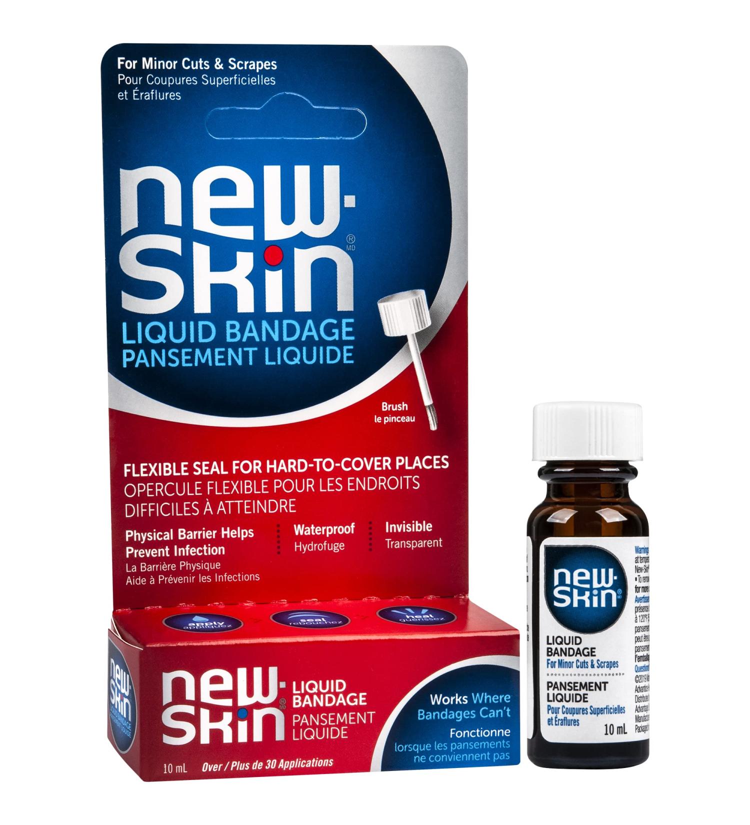 NEW-SKIN Liquid Bandage for Cuts and Minor Scrapes 10 ml - Buy Online on GoSupps.com