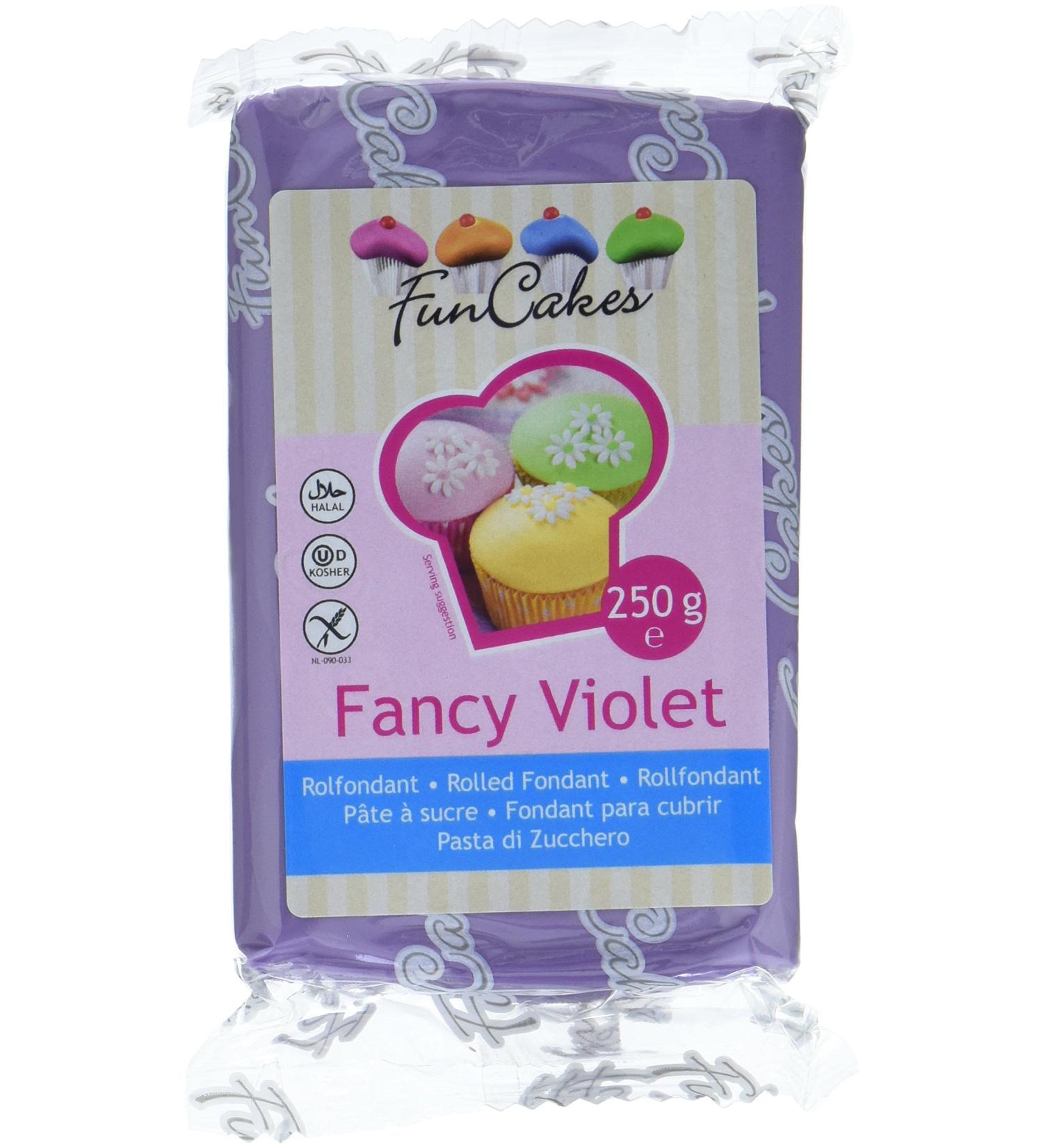 Funcakes Fondant Fancy Violet 250g - Premium Cake Decorating & Baking Supply | International Shipping Available - Buy Online on GoSupps.com