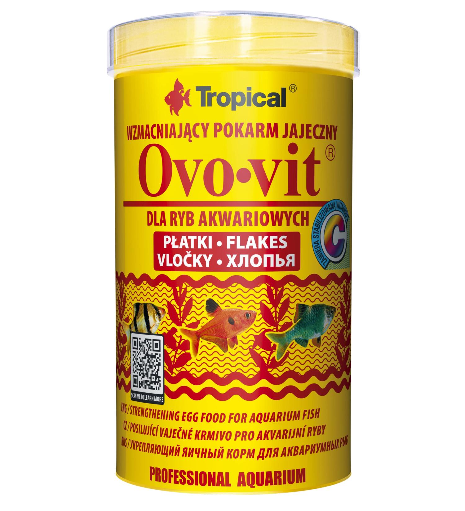 OVO-VIT 500ml / 100g - Fortifying Egg Food for Aquarium Fish - Buy Online on GoSupps.com