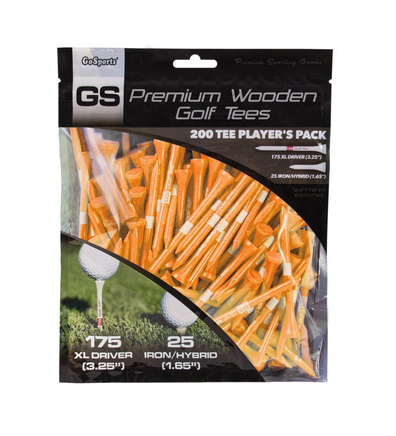 GoSports XL Orange 3.25 Premium Wooden Golf Tees - Pack of (Number of Tees) - Buy Online on GoSupps.com