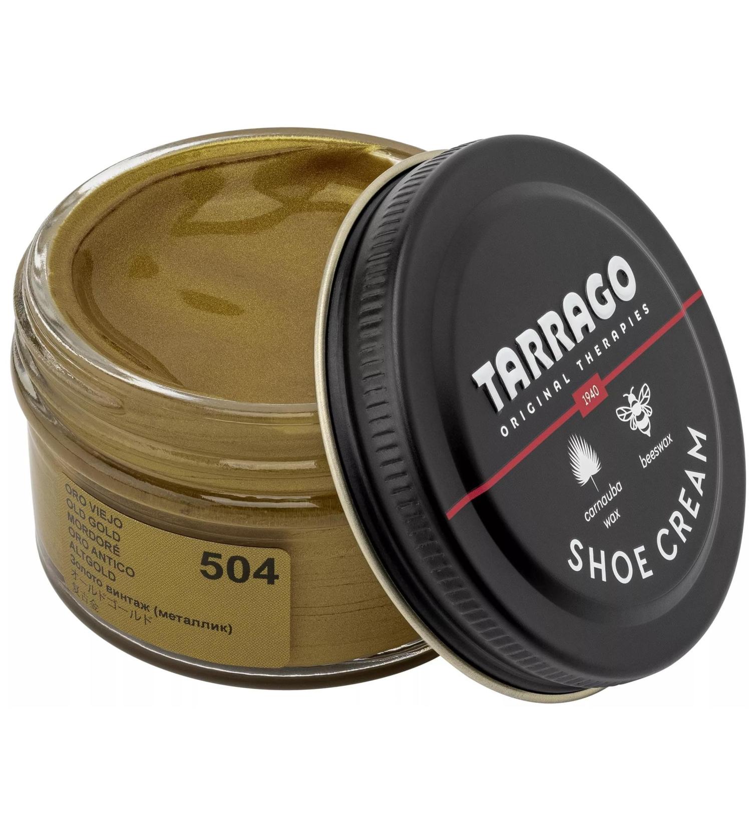 Shoe Cream 50 ml - Nourishing, Polishing & Protective for Leather Shoes - Old Gold 504 - Buy Online on GoSupps.com