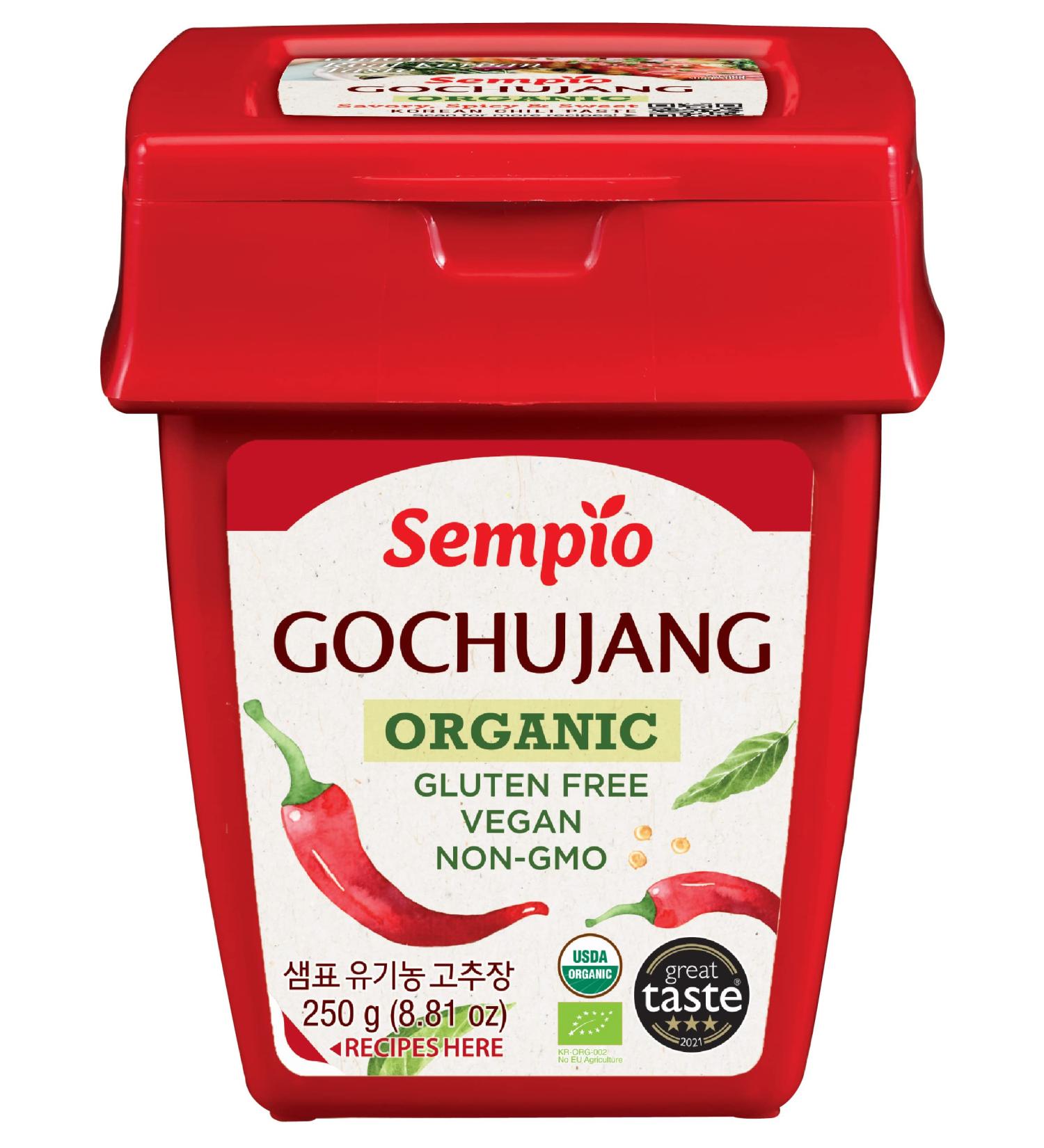 Sempio Organic Gochujang Korean Chili Paste 250g - All Purpose Sauce | Sweet & Spicy 8.81oz (Pack of 1) - Buy Online on GoSupps.com