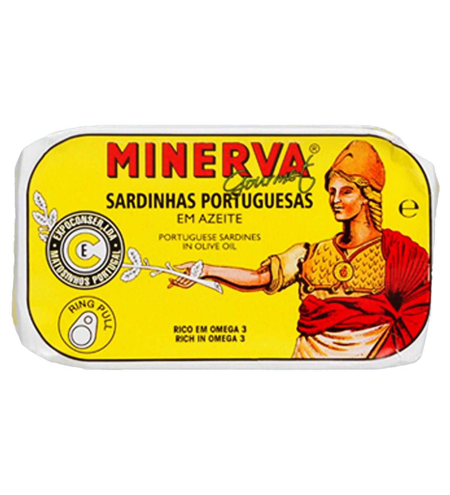 Minerva Portugal Sardines in Olive Oil 360g (3 cans x 120g) - Premium Quality - Buy Online on GoSupps.com