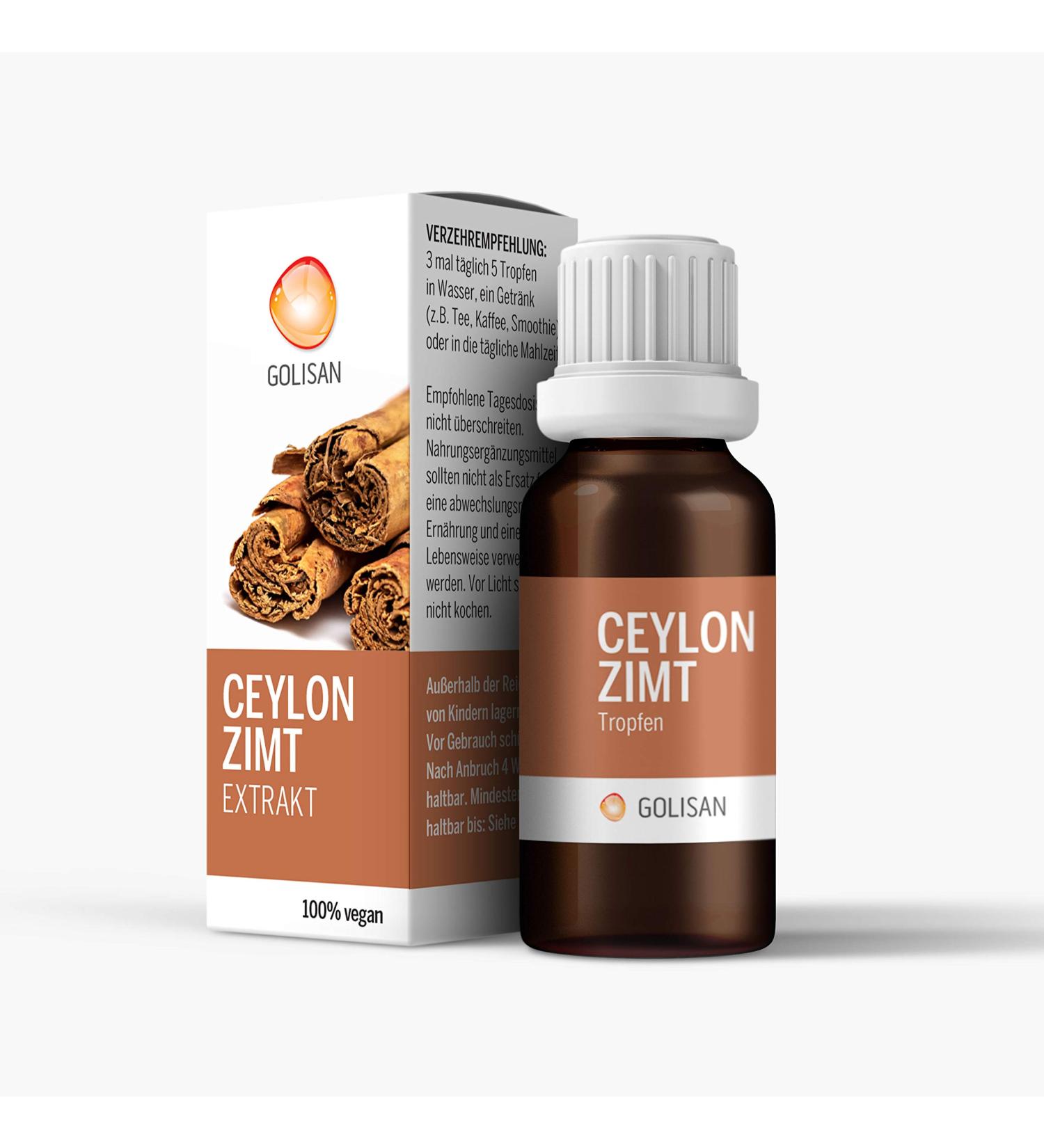 Buy Golisan Premium Ceylon Cinnamon Extract - High Dose 15ml | Boost Health & Wellness | International Shipping Available - Buy Online on GoSupps.com