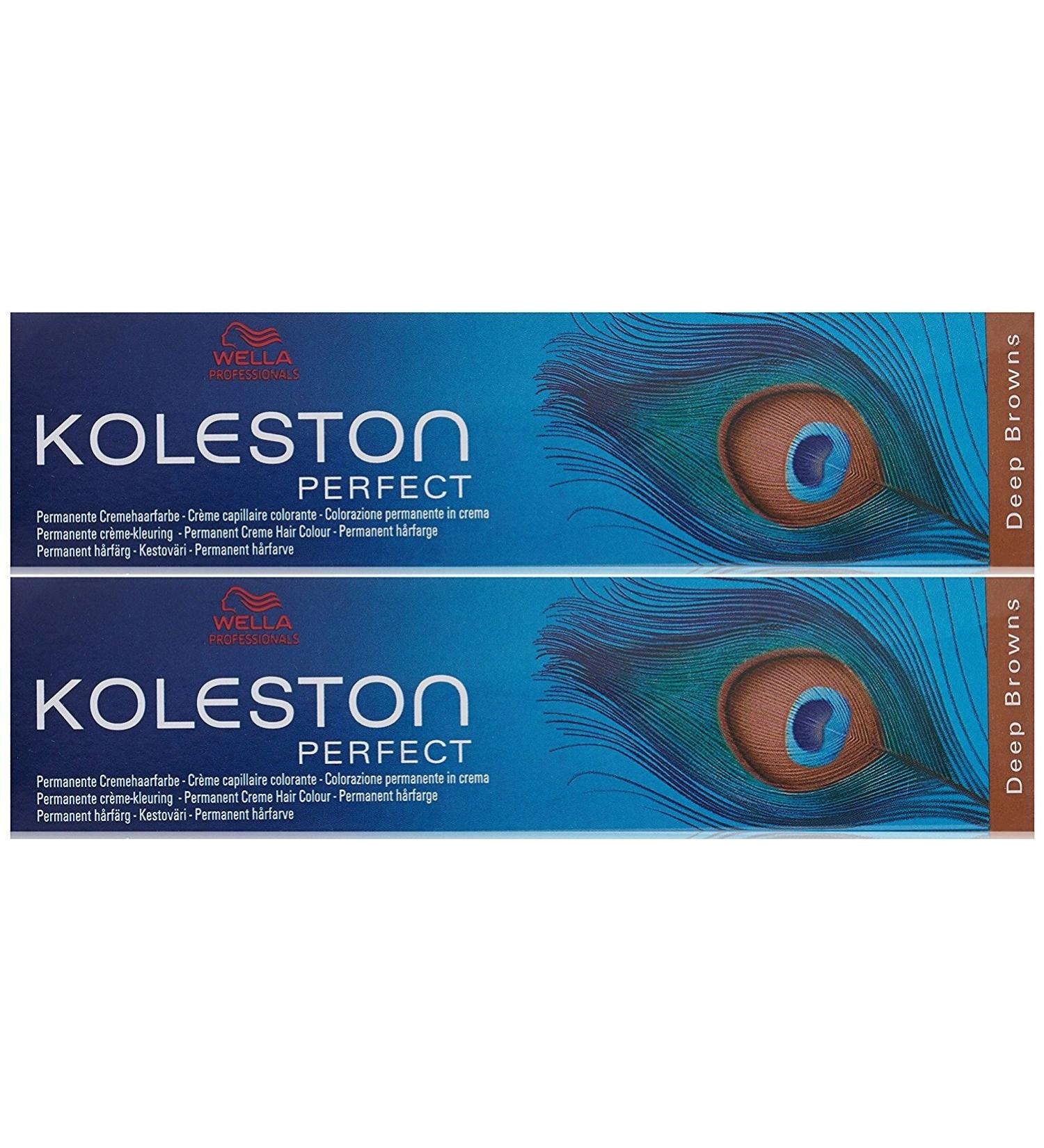 Wella 2 pack Wella Koleston Perfect 60ml 5/7 Light Brown Brown (Deep Browns)
