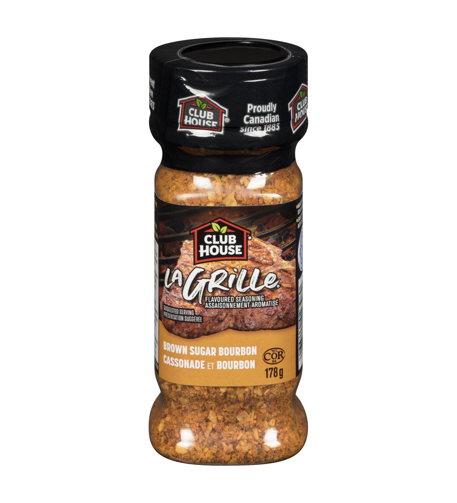 Club House La Grille Grilling Made Easy Brown Sugar Bourbon Seasoning 178g - Buy Online on GoSupps.com