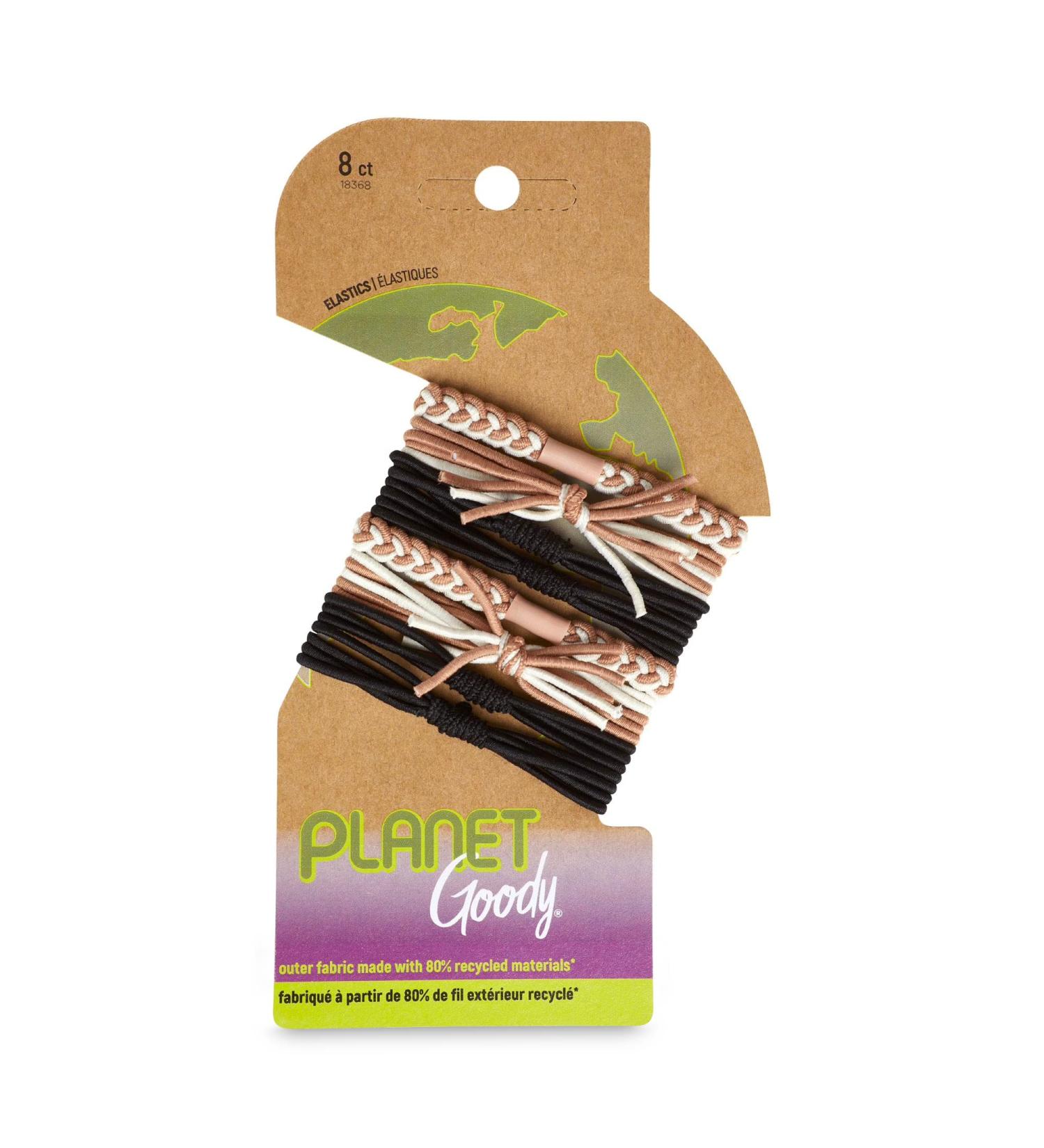 Planet Goody Ouchless Bracelet Elastics 8ct in Black, Cream, and Blush - Buy Online on GoSupps.com