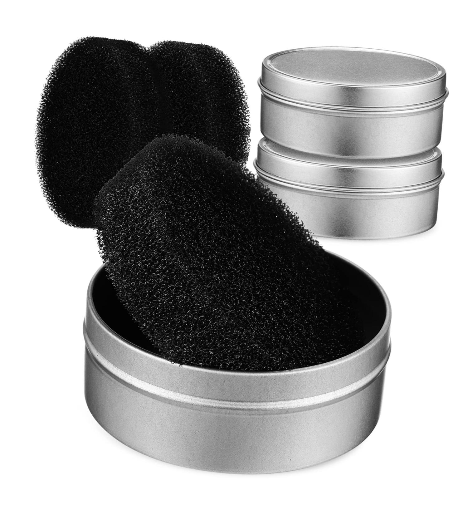 9 Sets Makeup Brush Cleaning Box blush makeup brush Removal Sponge for Eye Shadow Blush makeup sponge makeup cleaner dry cleaning sponge dry sponge Tinplate the lazy makeup remover - Buy Online on GoSupps.com
