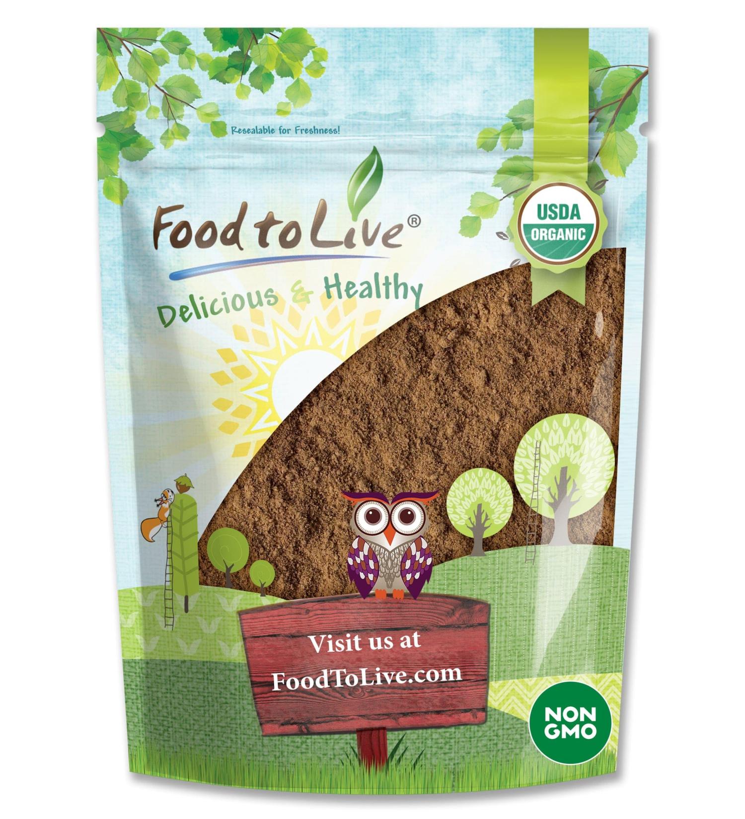 Food to Live Organic Red Reishi Mushroom Powder 12 Ounces All Natural Vegan Superfood for Immunity and Holistic Wellness. Rich in Antioxidants & Nutrients. Non-GMO. 100% Pure. Great for Smoothies. 12 Ounce (Pack of 1) - Buy Online on GoSupps.com