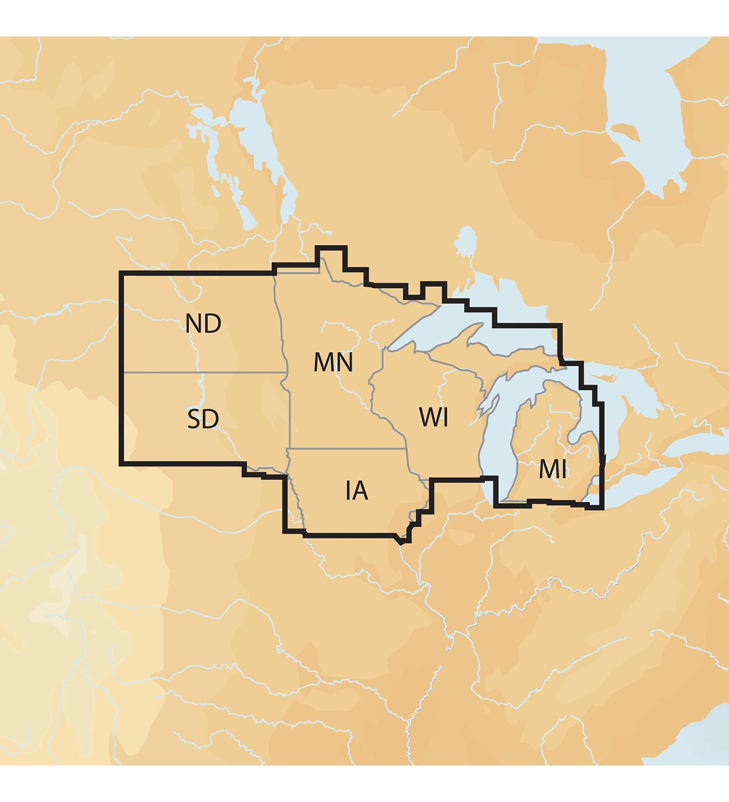 Navionics Plus Regions North Lake Charts on SD/MSD Black - Buy Online on GoSupps.com