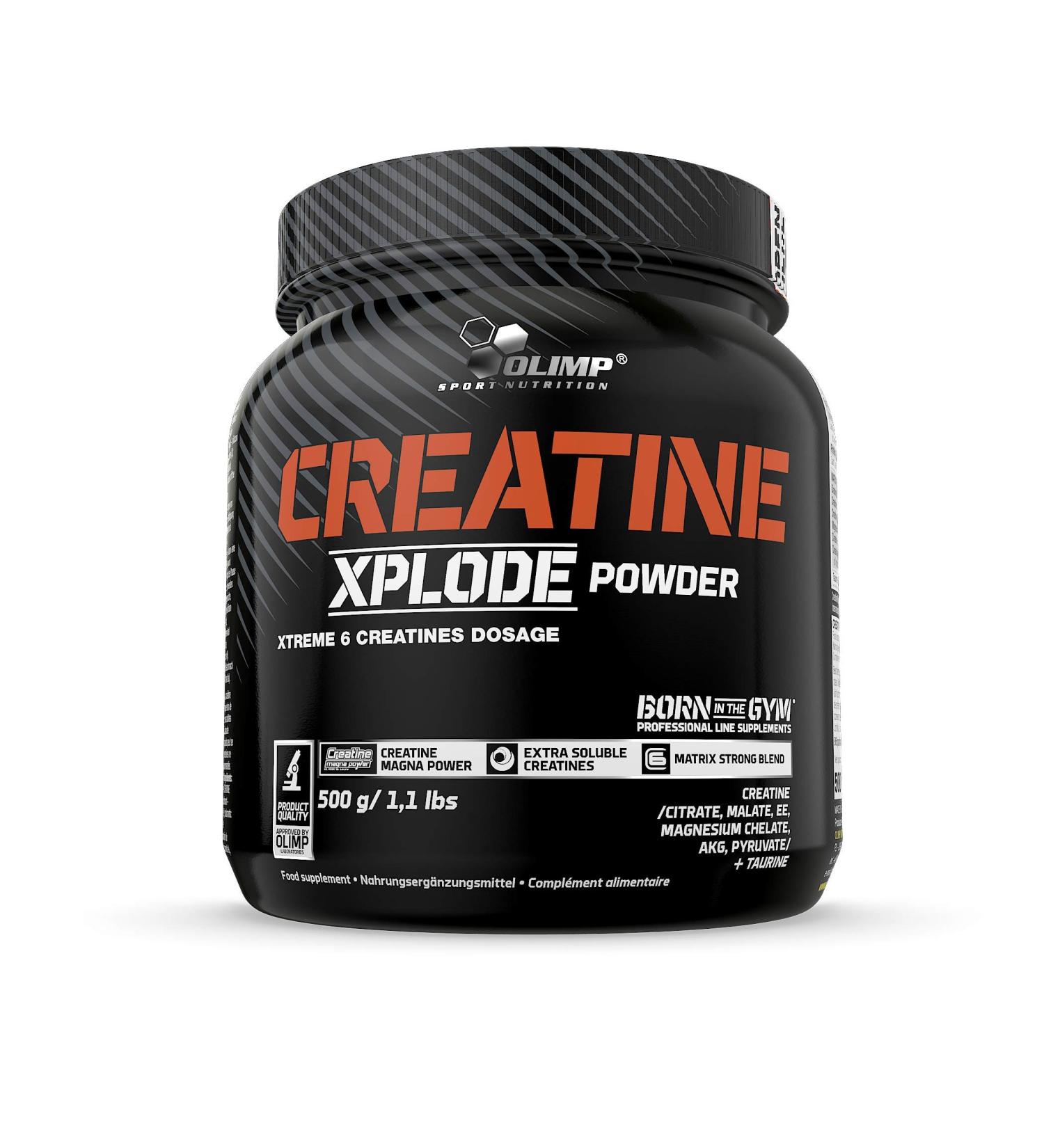 Olimp Creatine Xplode Orange | 500g Pack | Best International Shipping - Buy Online on GoSupps.com