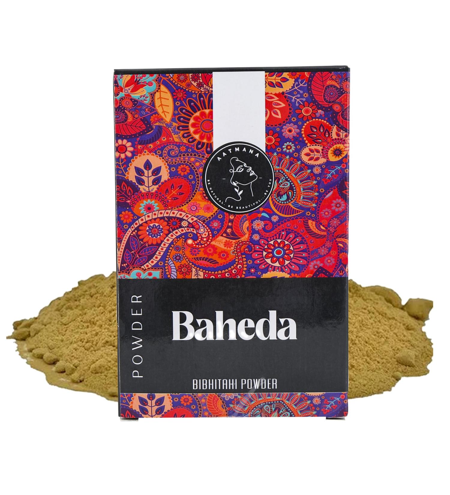 Baheda Powder (Bibhitaki) - 100g for Hair Growth & Skin Care | Detox & Rejuvenation - Buy Online on GoSupps.com